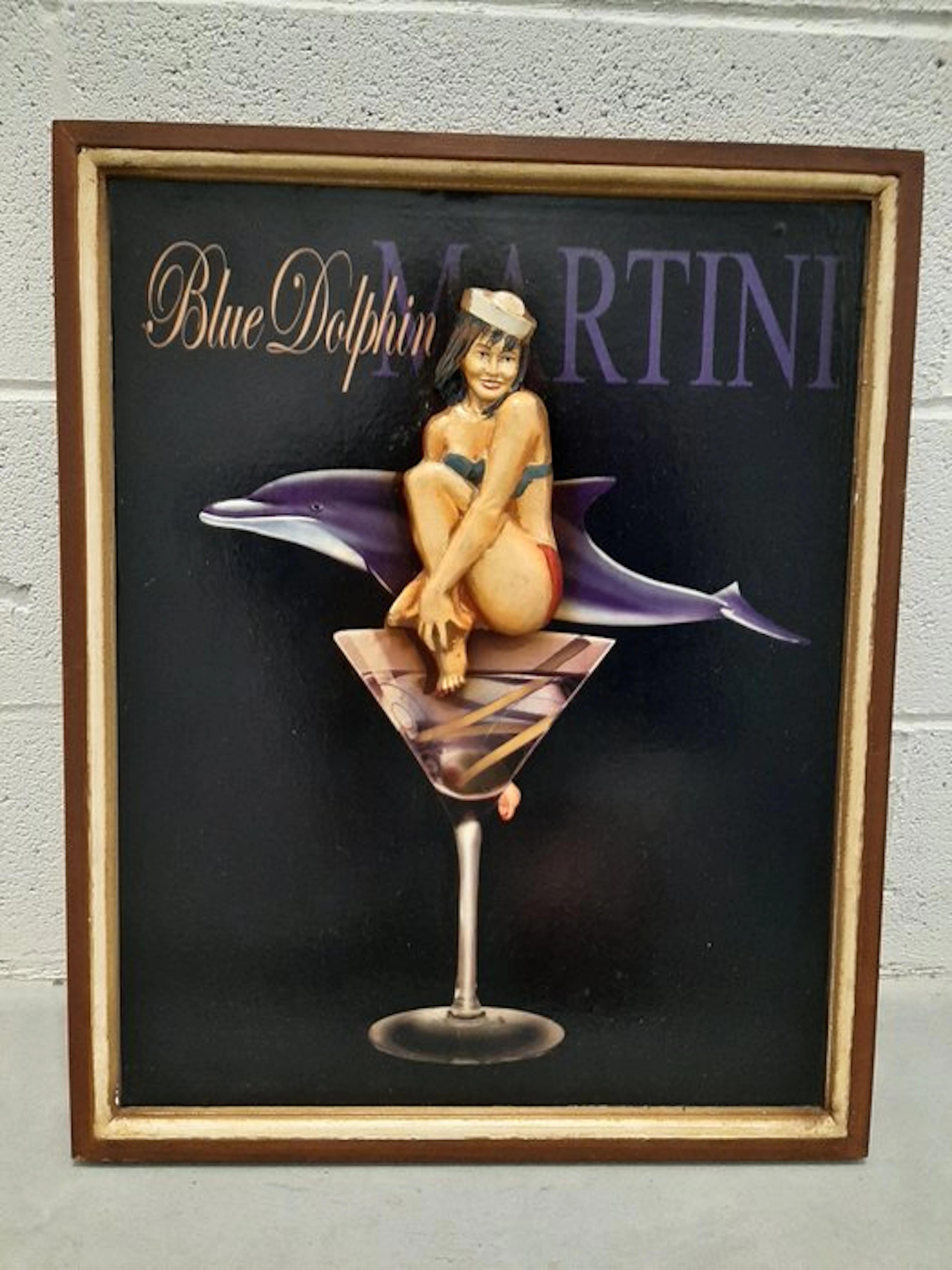 Martini - advertising sign - Advertising sign - Wood