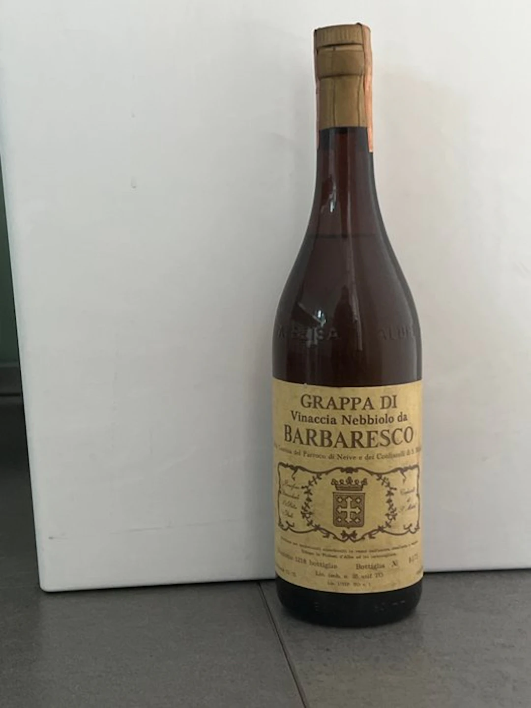 Sibona - Grappa di Vinaccia Nebbiolo da Barbaresco - b. 1980s - 75cl