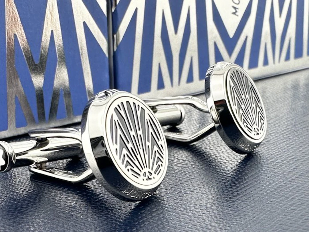 Montblanc - Steel - Cufflinks - the Origin collection