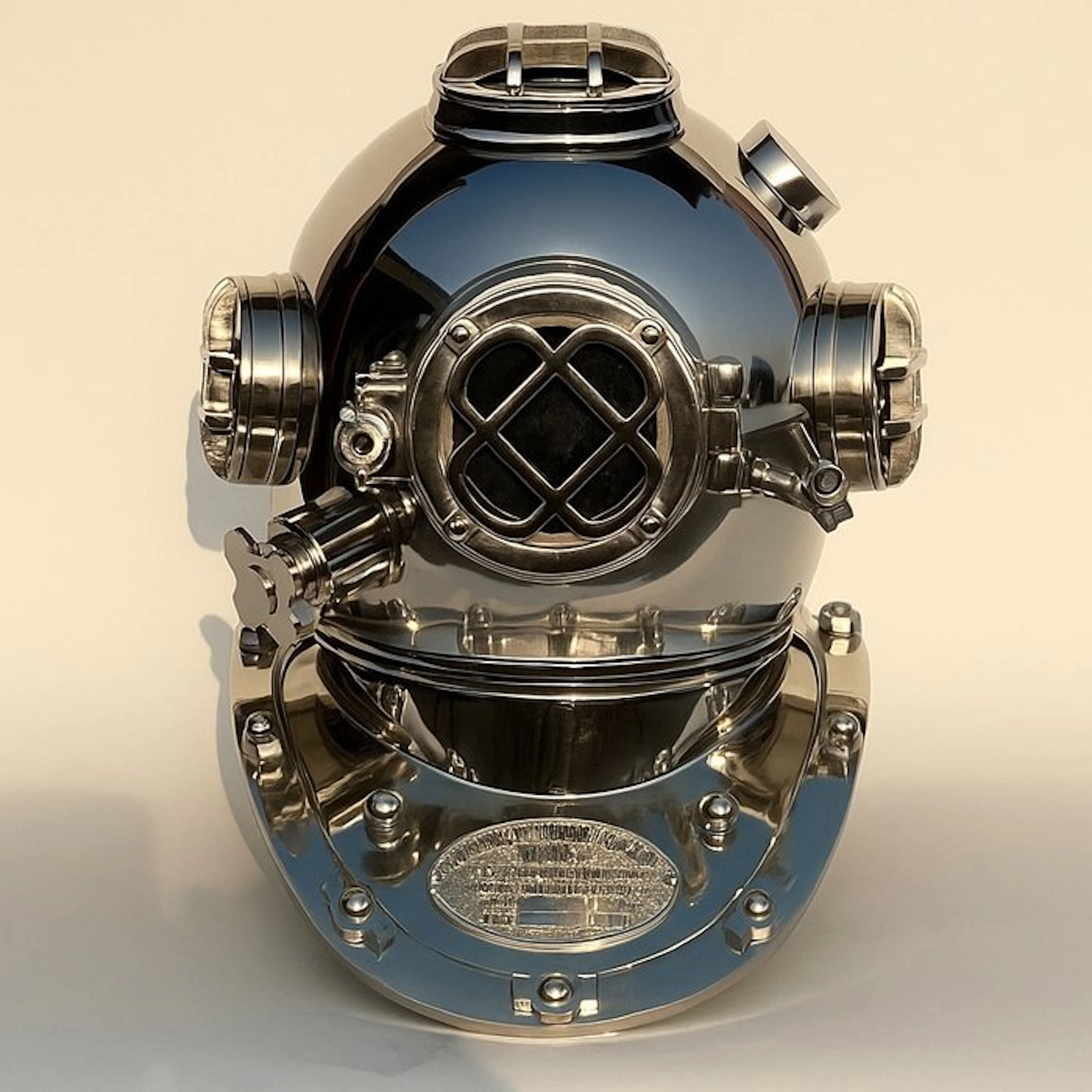 Diving helmet - XXL Nautische Duikhelm Mark V Morse...