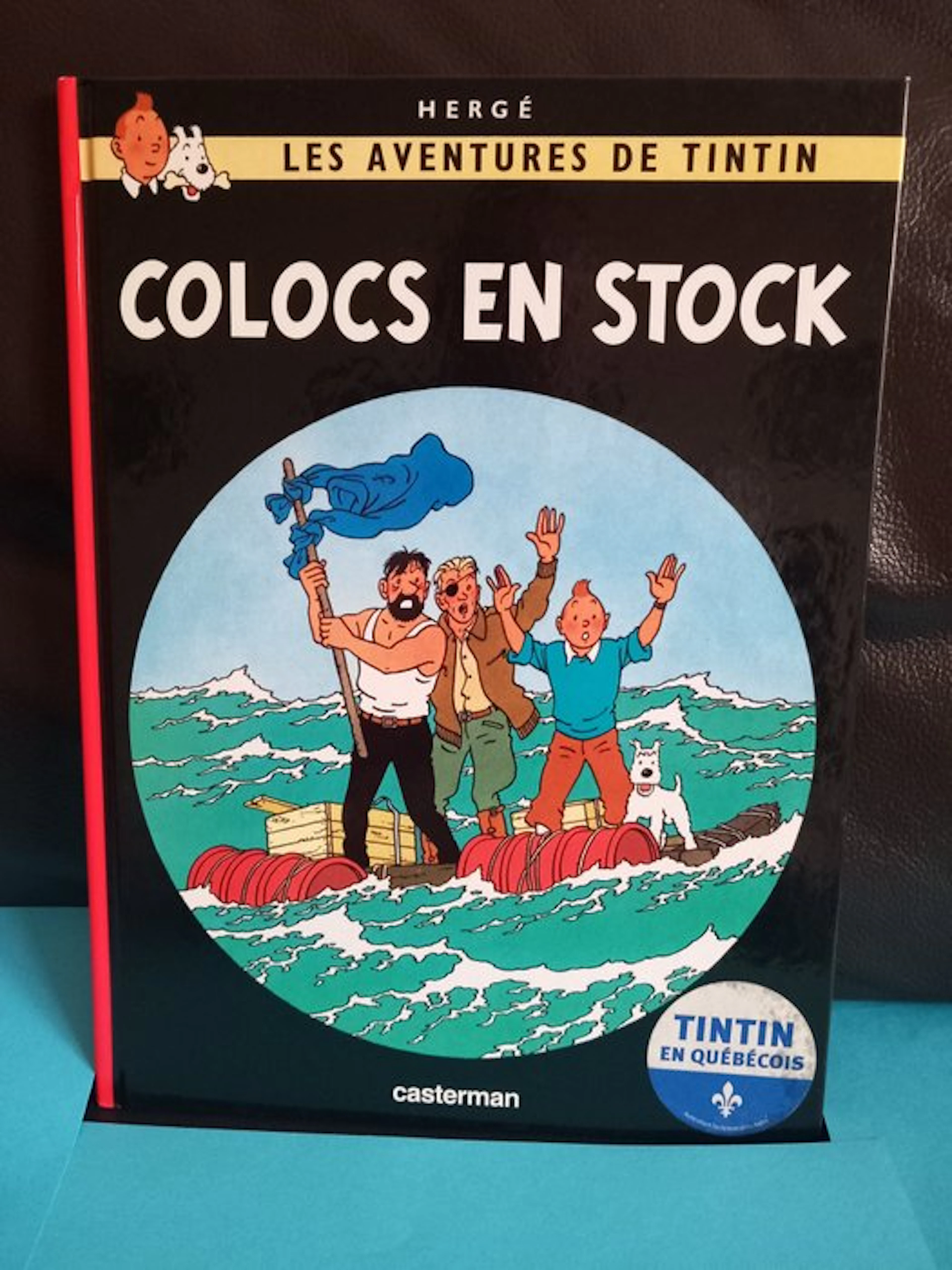 Tintin Hergé Moulinsart "Colocs en Stock" (Québecois) Casterman 2009 - Tintin