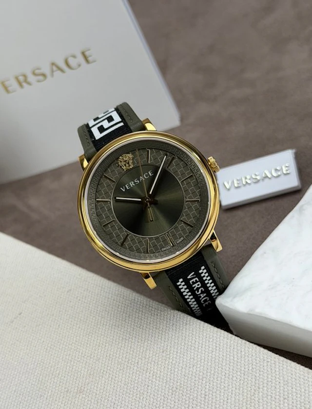 Versace - V-Circle Green/Gold - VE5A016 21 - Men - 2020-2025