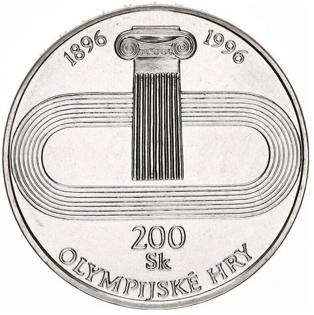 Slovakia. 200 Korún 1996 - PCGS MS67