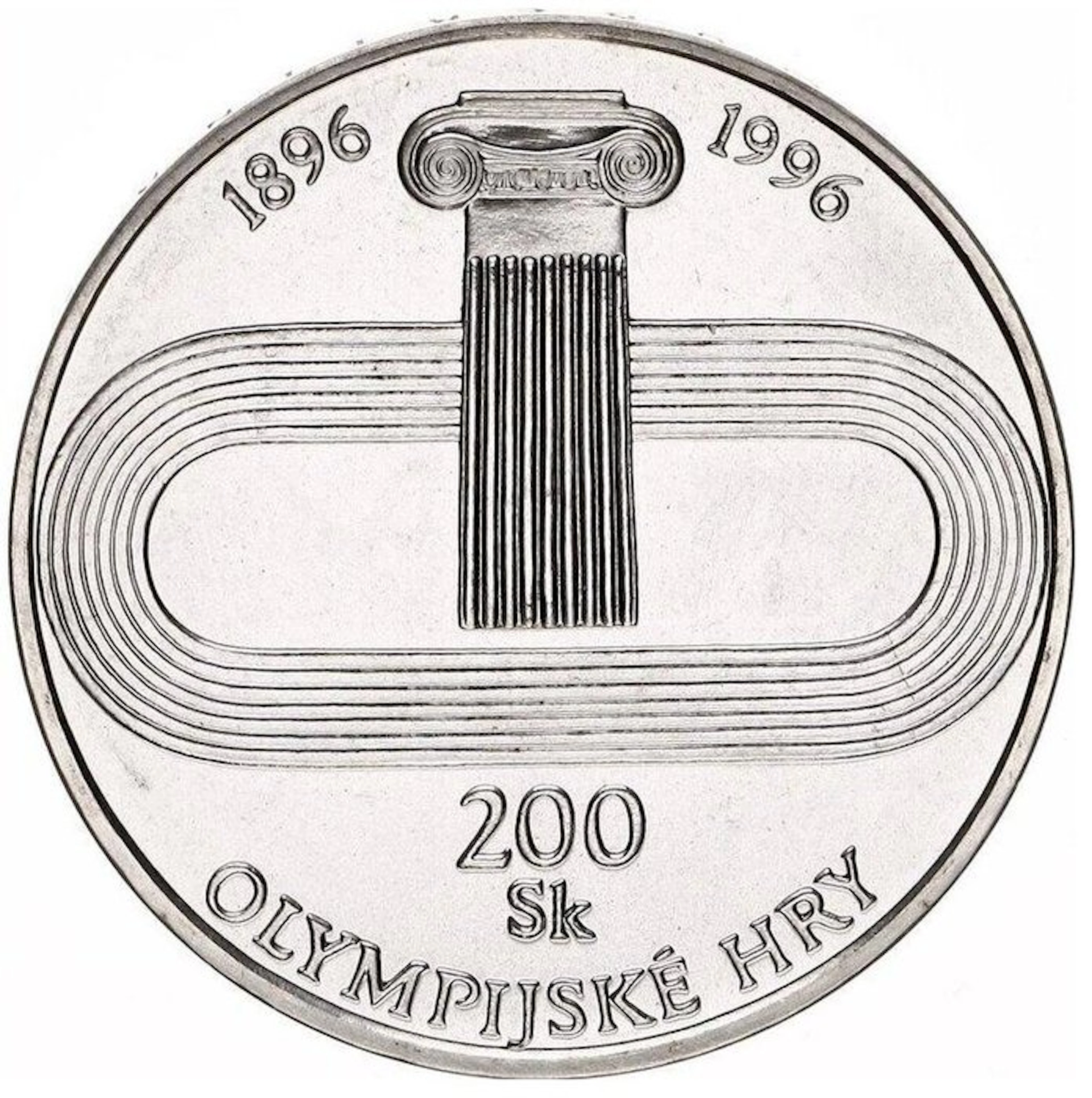Slovakia. 200 Korún 1996 - PCGS MS67