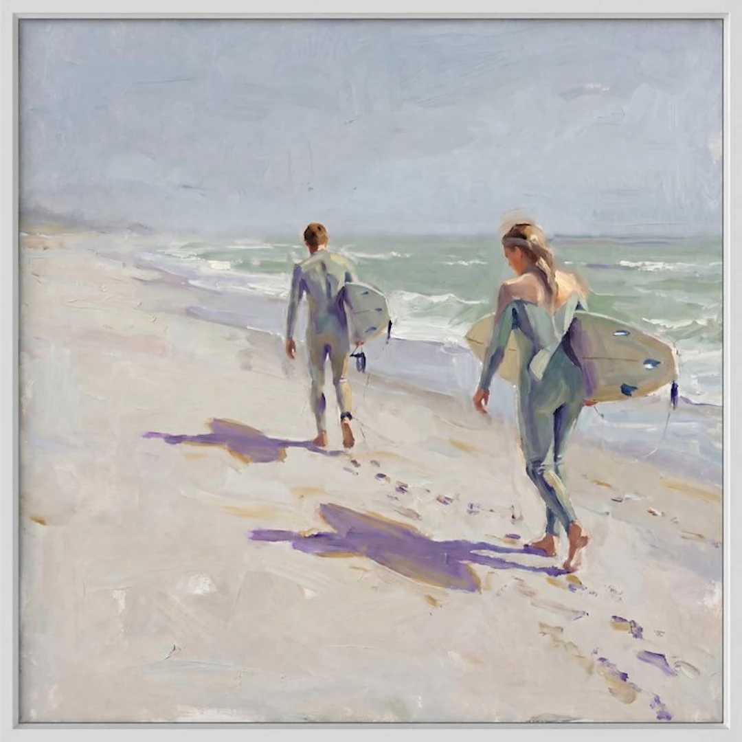 Néo Pablo - Surfers on the Atlantic — œuvre unique —...