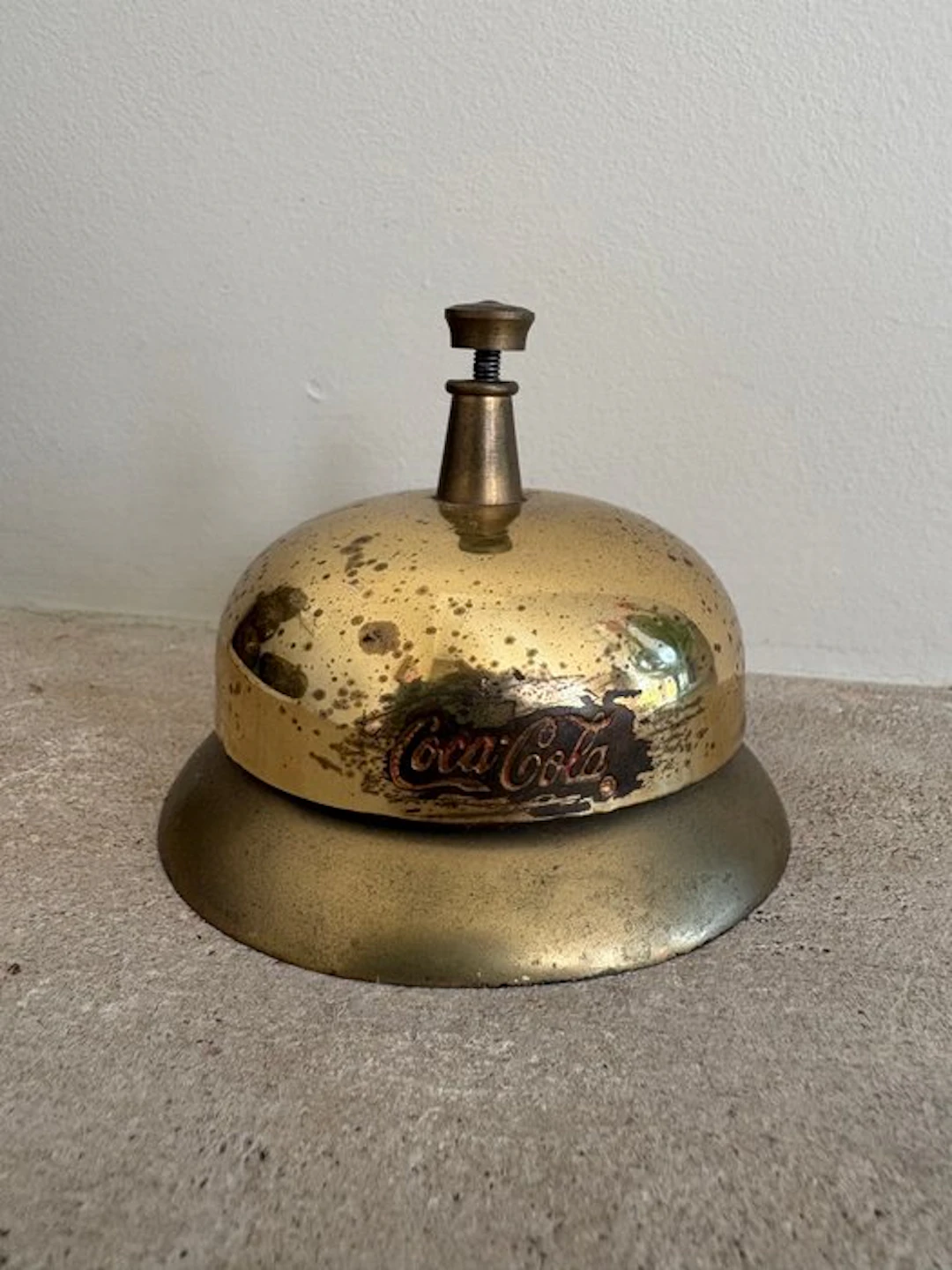 Call bell - Coca-Cola - United States - Rare old hotel bell