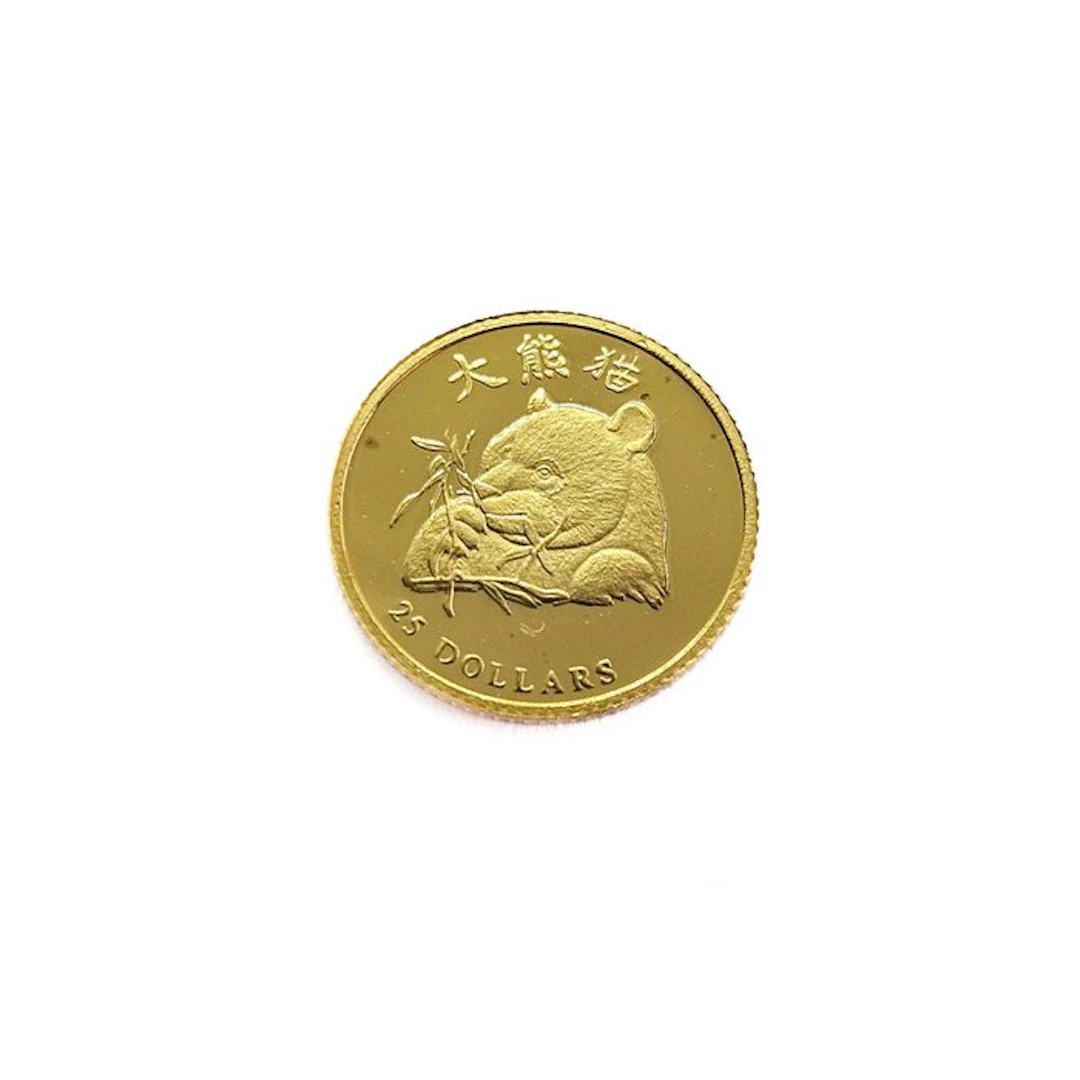 Liberia. 25 Dollars 2003 - Panda