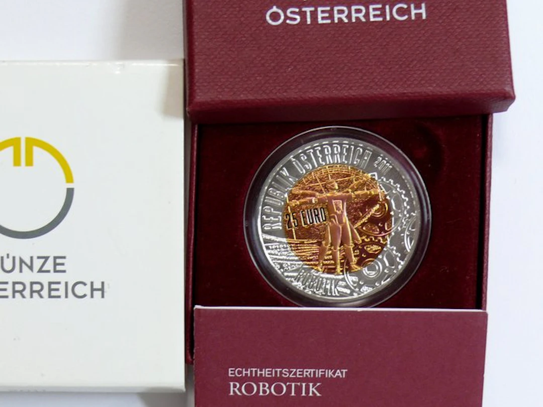 Austria. 25 Euro 2011 "Robotik" Niob Proof (No reserve price)