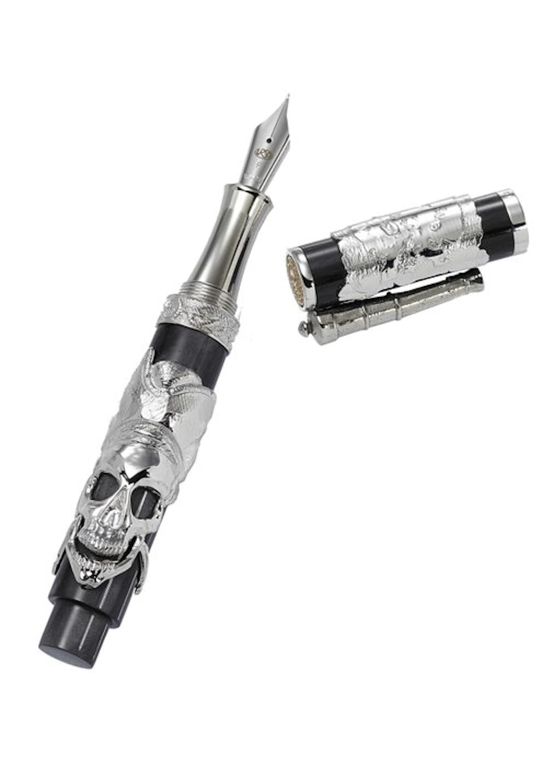 URSO LUXURY - Treasure island in sterling silver 925 - Fountain pen