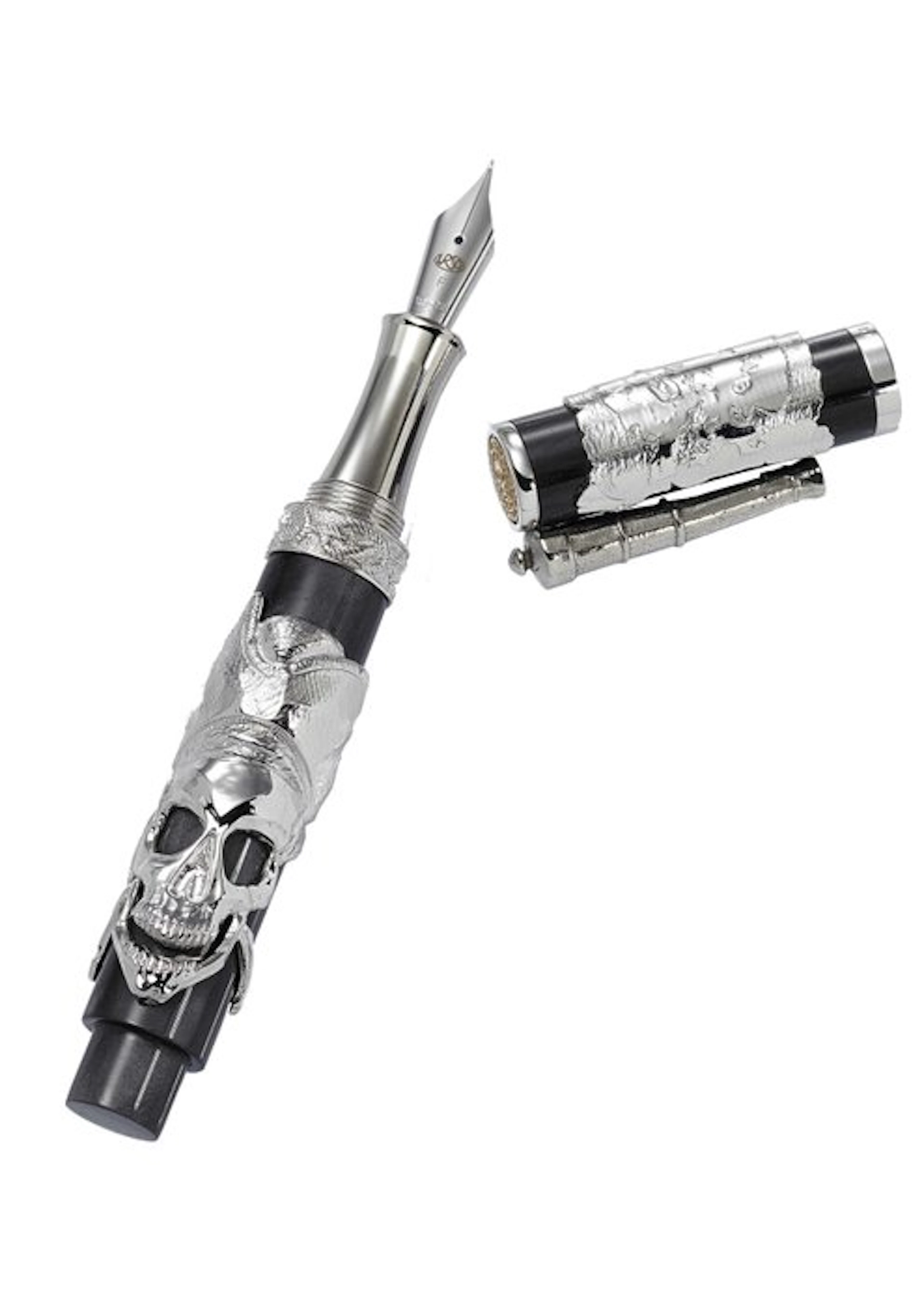 URSO LUXURY - Treasure island in sterling silver 925 - Fountain pen