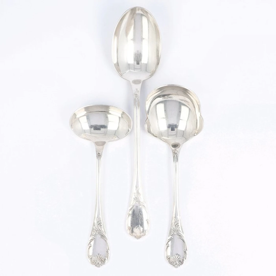 NO RESERVE - Christofle model Marly - Cutlery set (3) - Silverplated