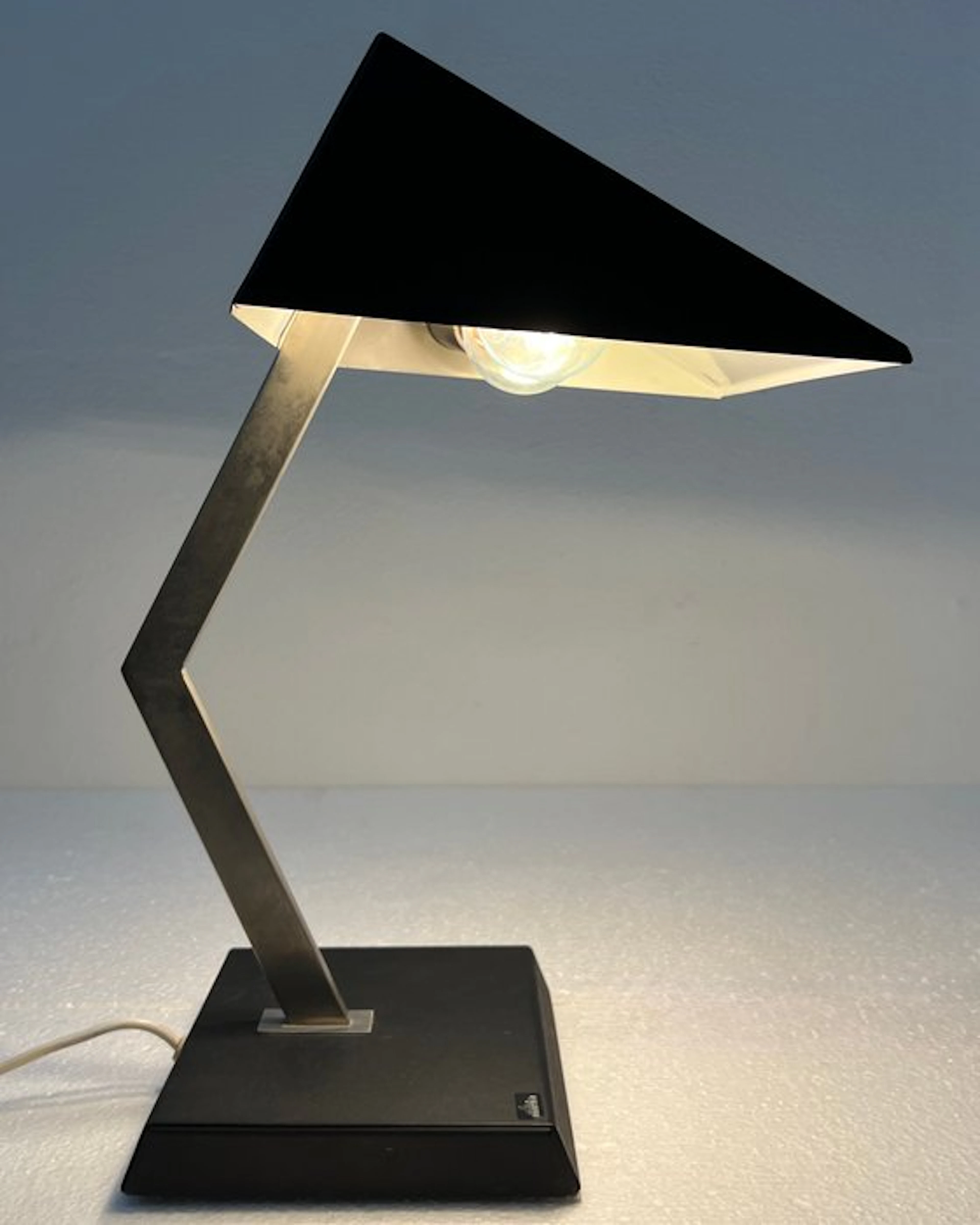 Marko - Desk lamp - Steel, Metal, Nickel - H 43.5 cm