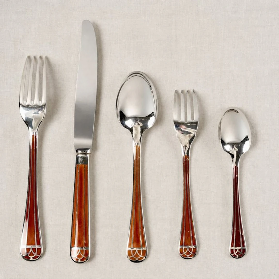 Christofle - Bernard Yot - Cutlery set (57) - Sienese Talisman - Silverplated