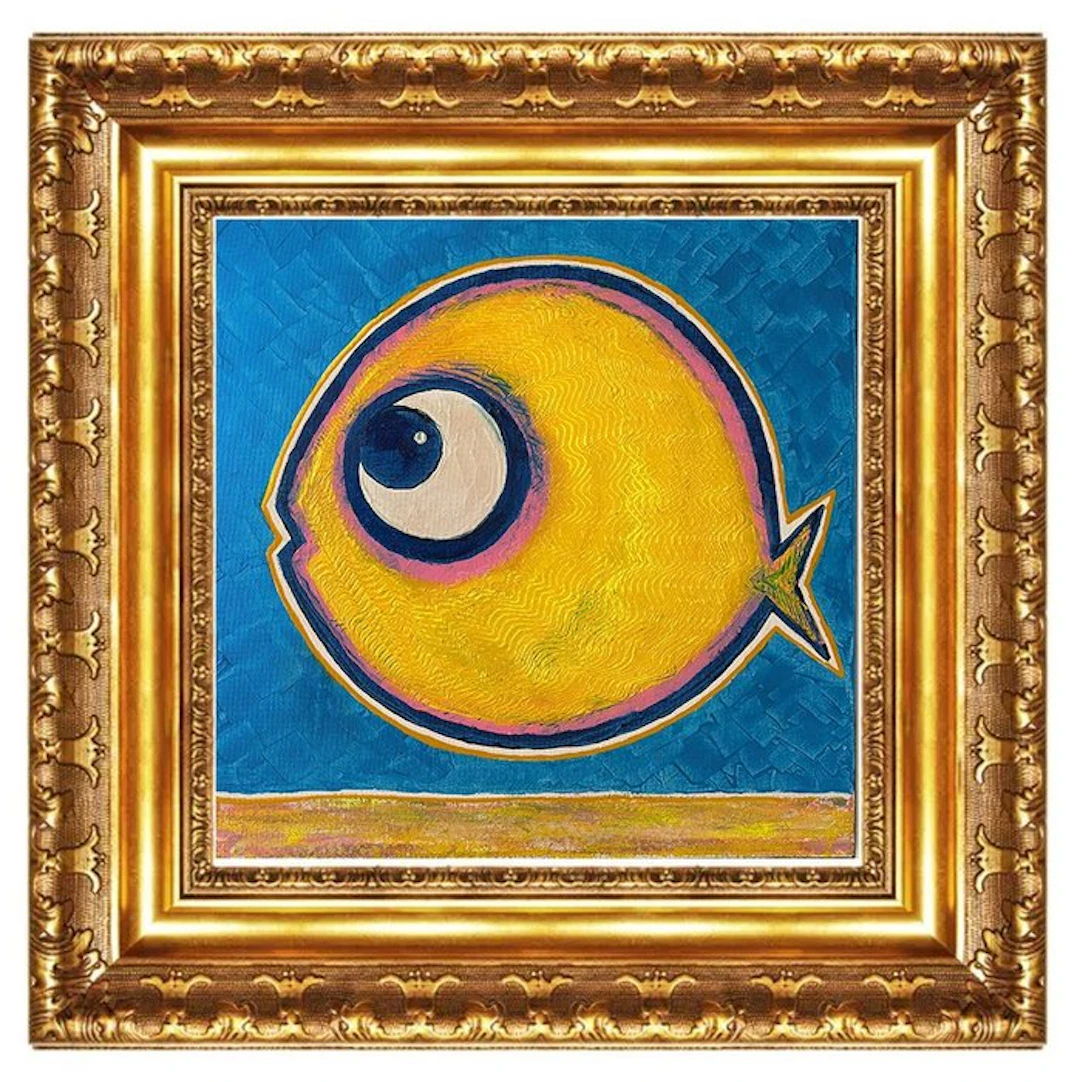 Denis Kuvayev (1971) - Goldfish on golden bottom - No Reserve