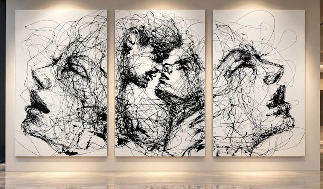 D. Witschkanow - ► "Bodies of Unsaid Things - Erotica" – Triptychon № I (XXL)