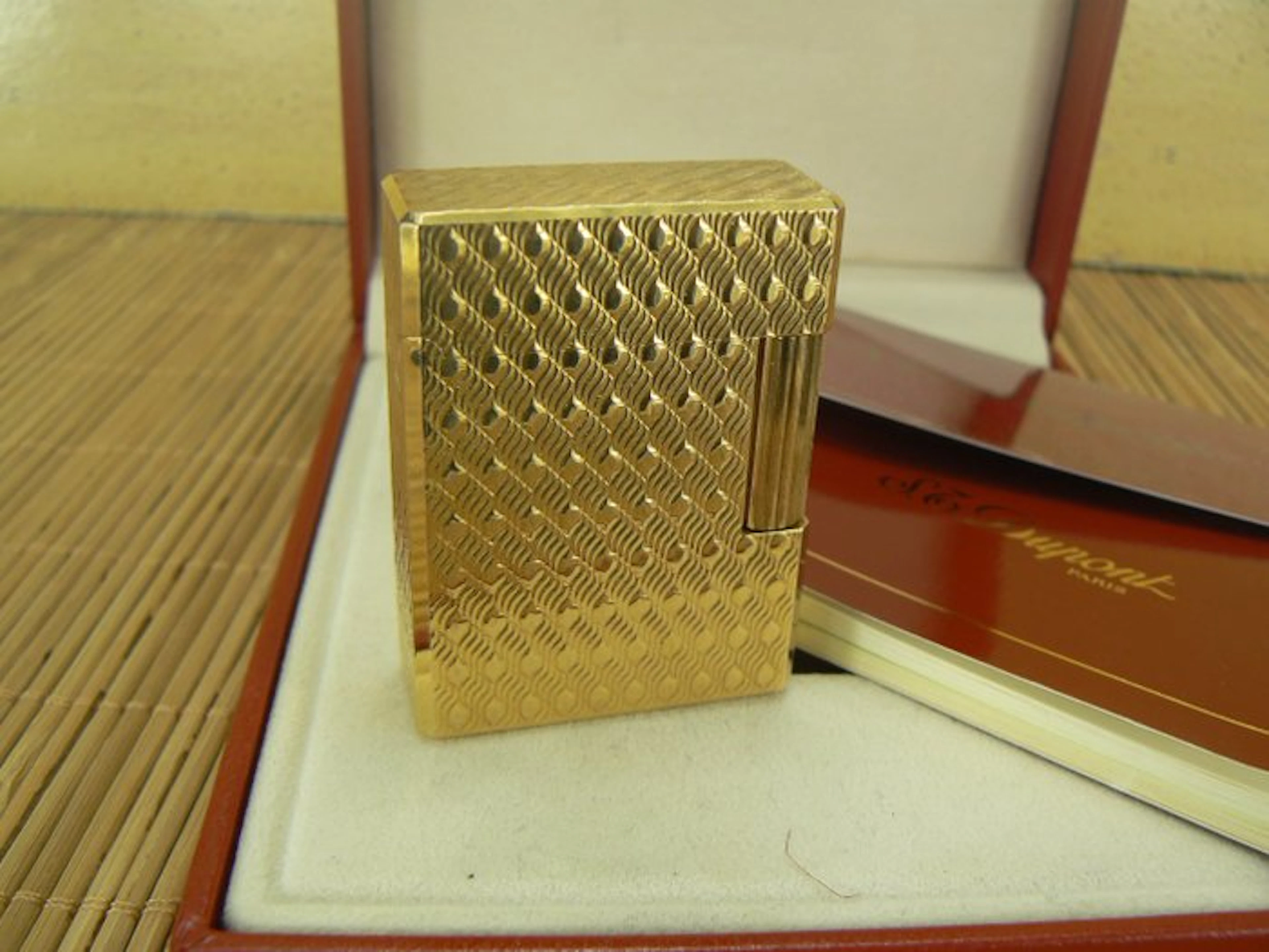 S.T. Dupont - Art deco - Lighter - Gold-plated