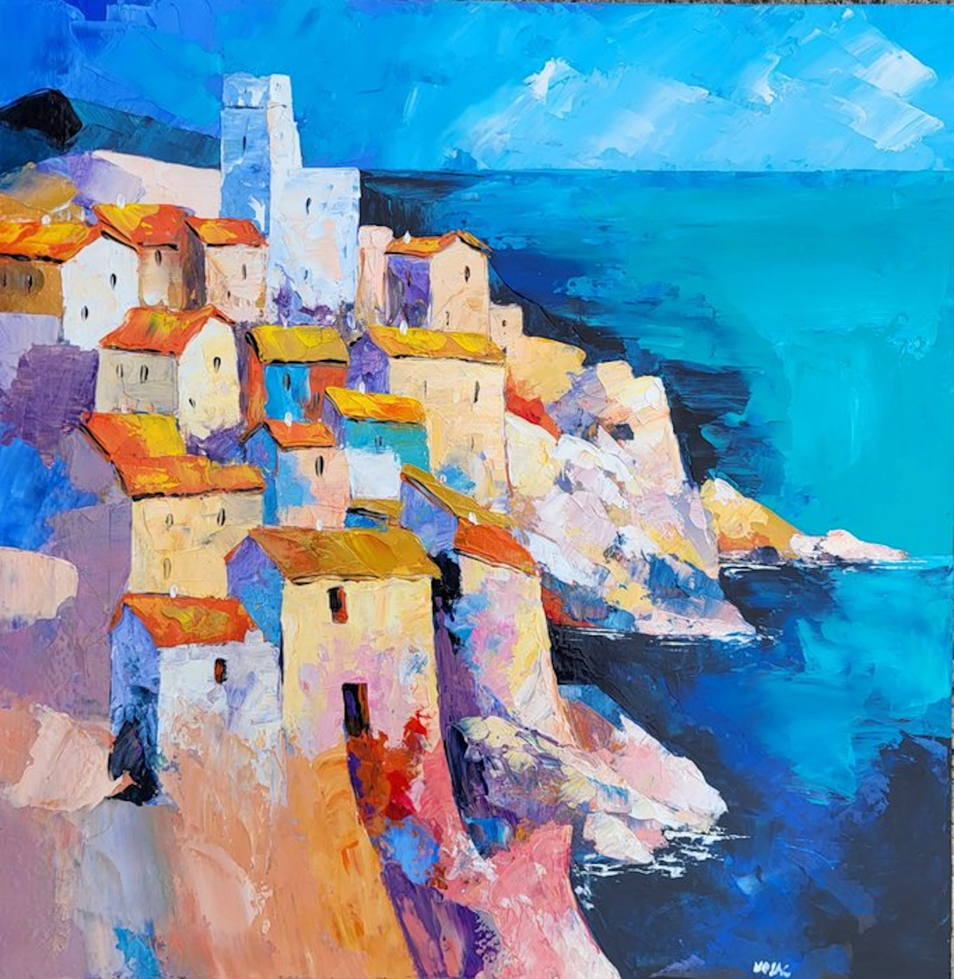 NOLAC - Tableau original de NOLAC au couteau 2026 "Le...