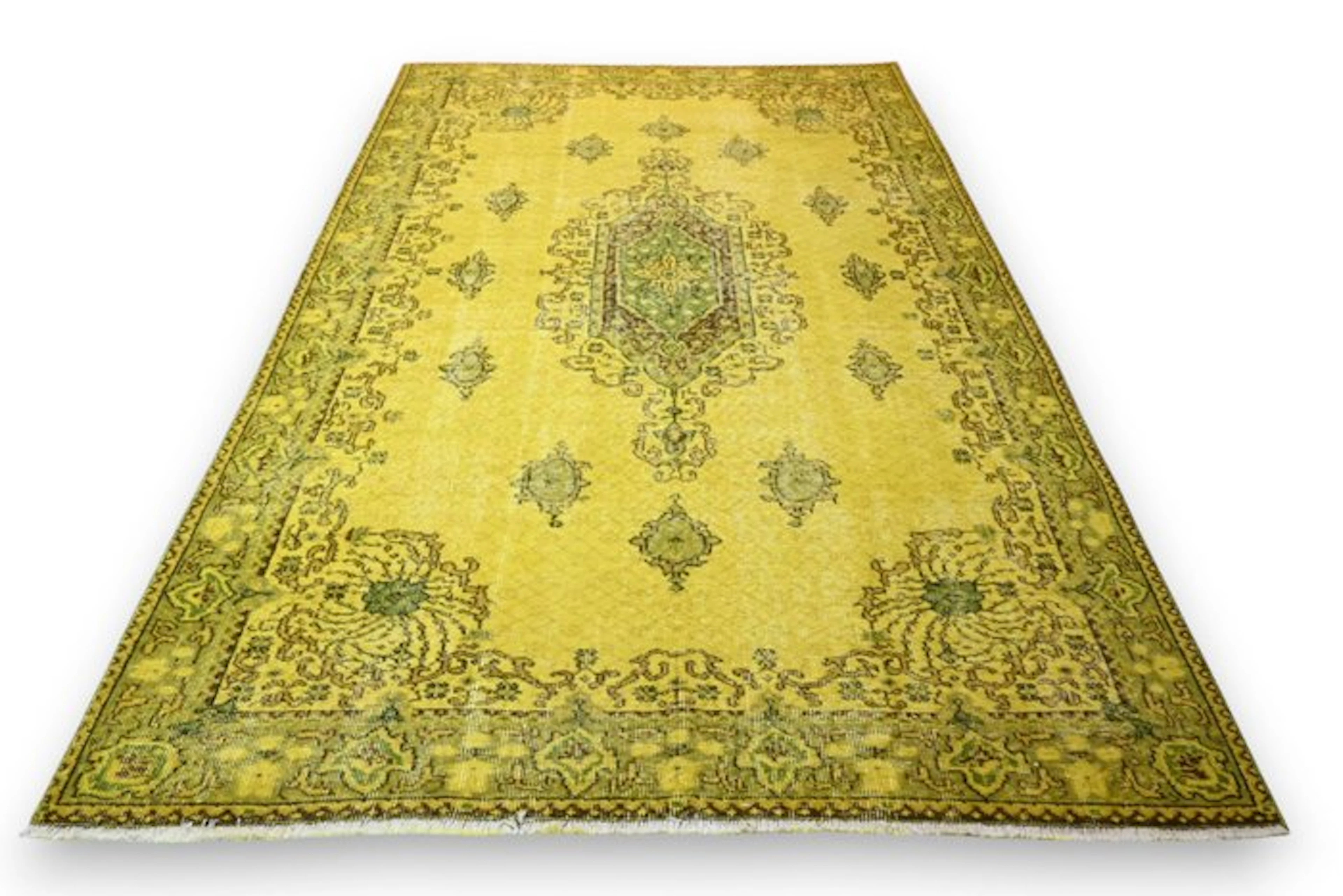 Yellow vintage - Rug - 265 cm - 170 cm - with certificate