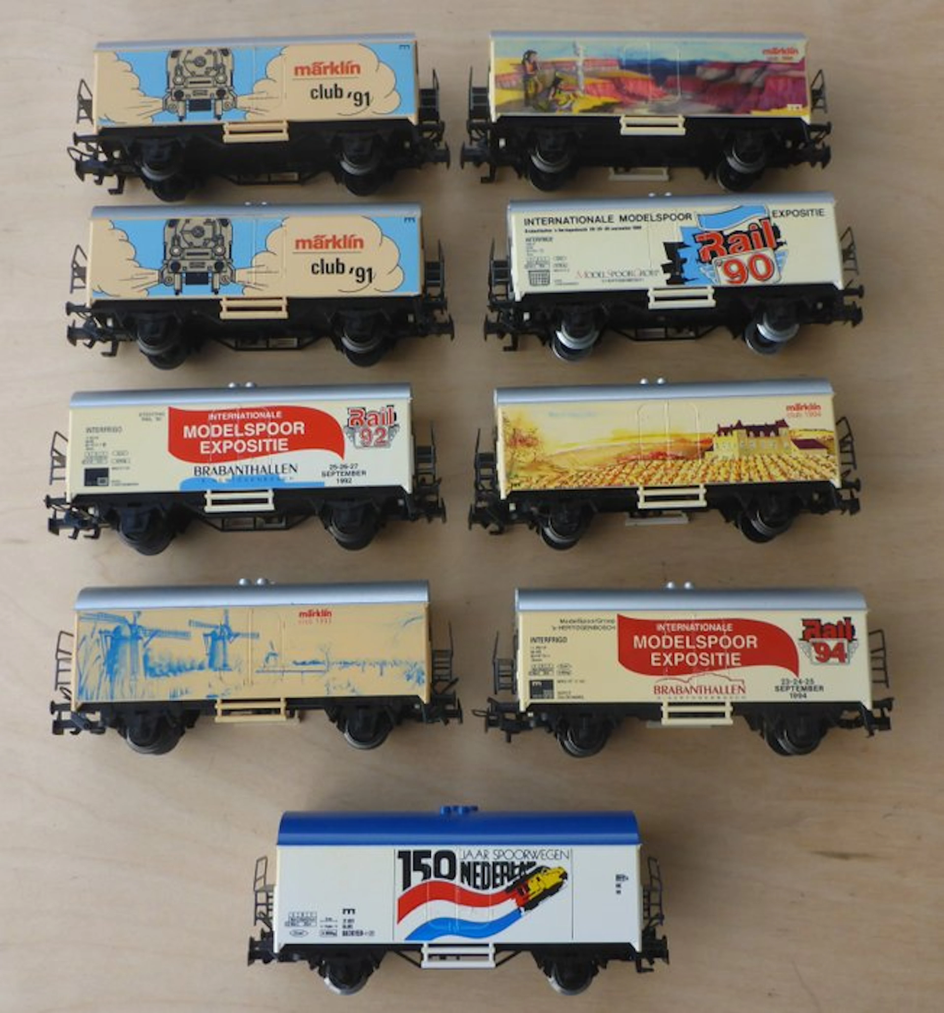Märklin H0 - Model train freight carriage (9) - Märklin...