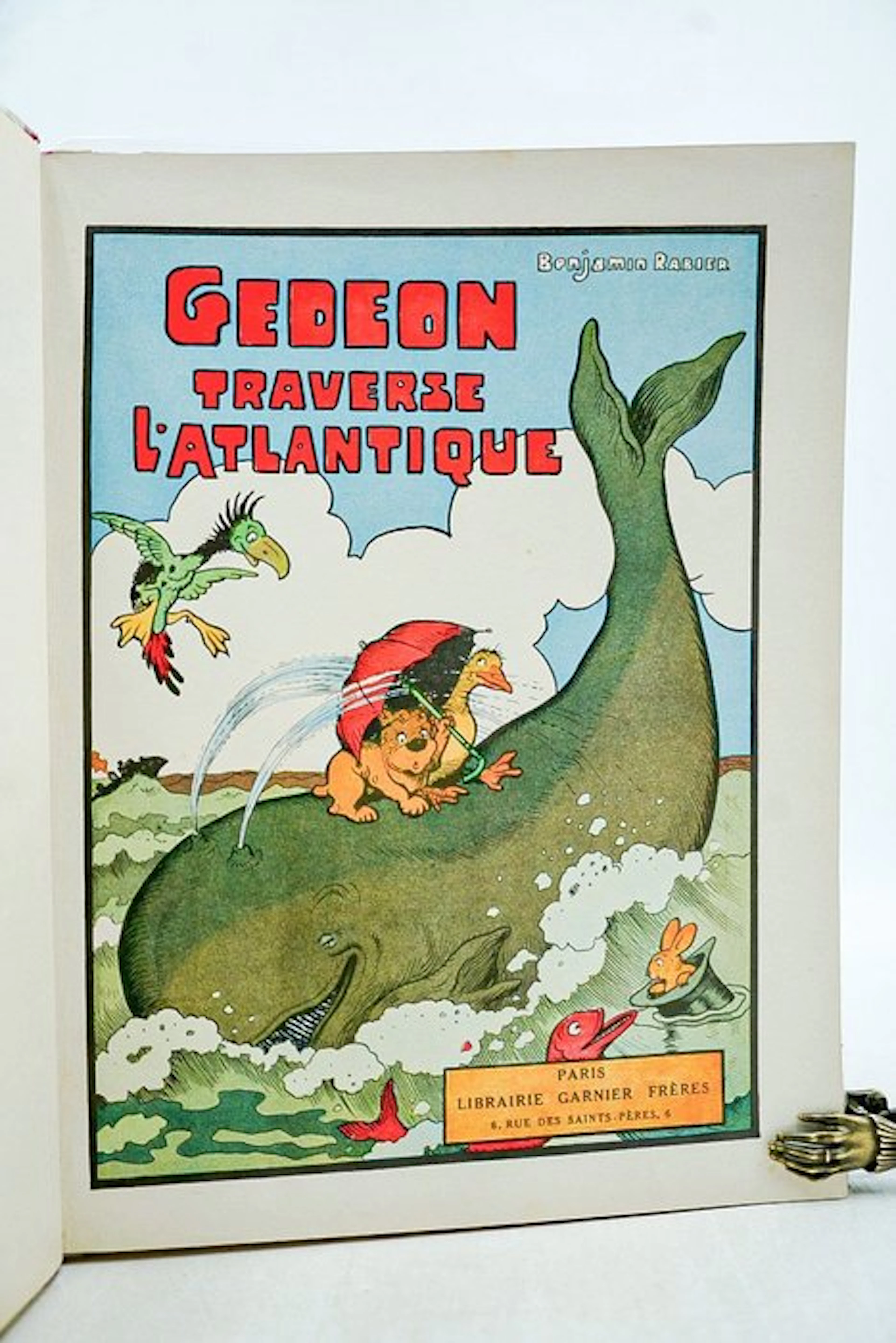 Benjamin Rabier - Gedeon traverse l'Atlantique - 1933