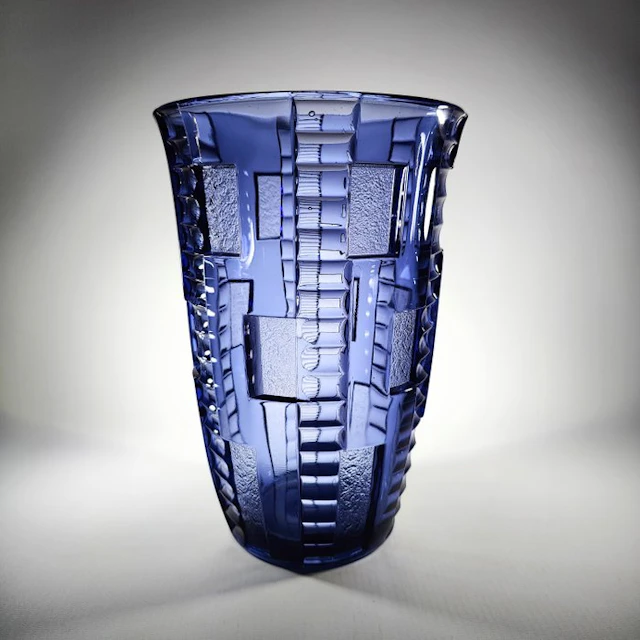 Val Saint Lambert - Charles Graffart - Vase - Vaas Marceau catalog 1935 - Glass