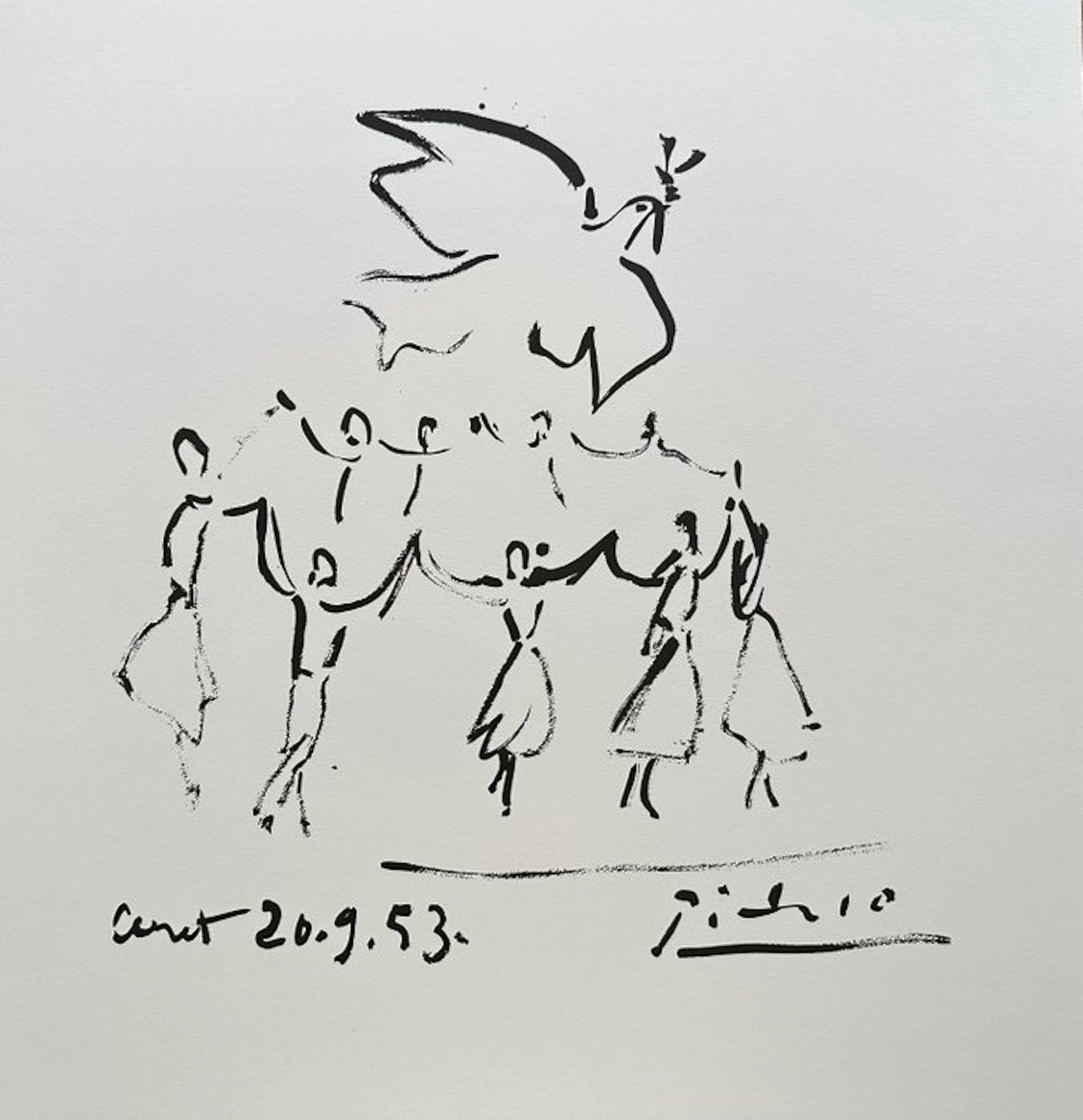 Pablo Picasso (1881-1973) - Colombe de la paix