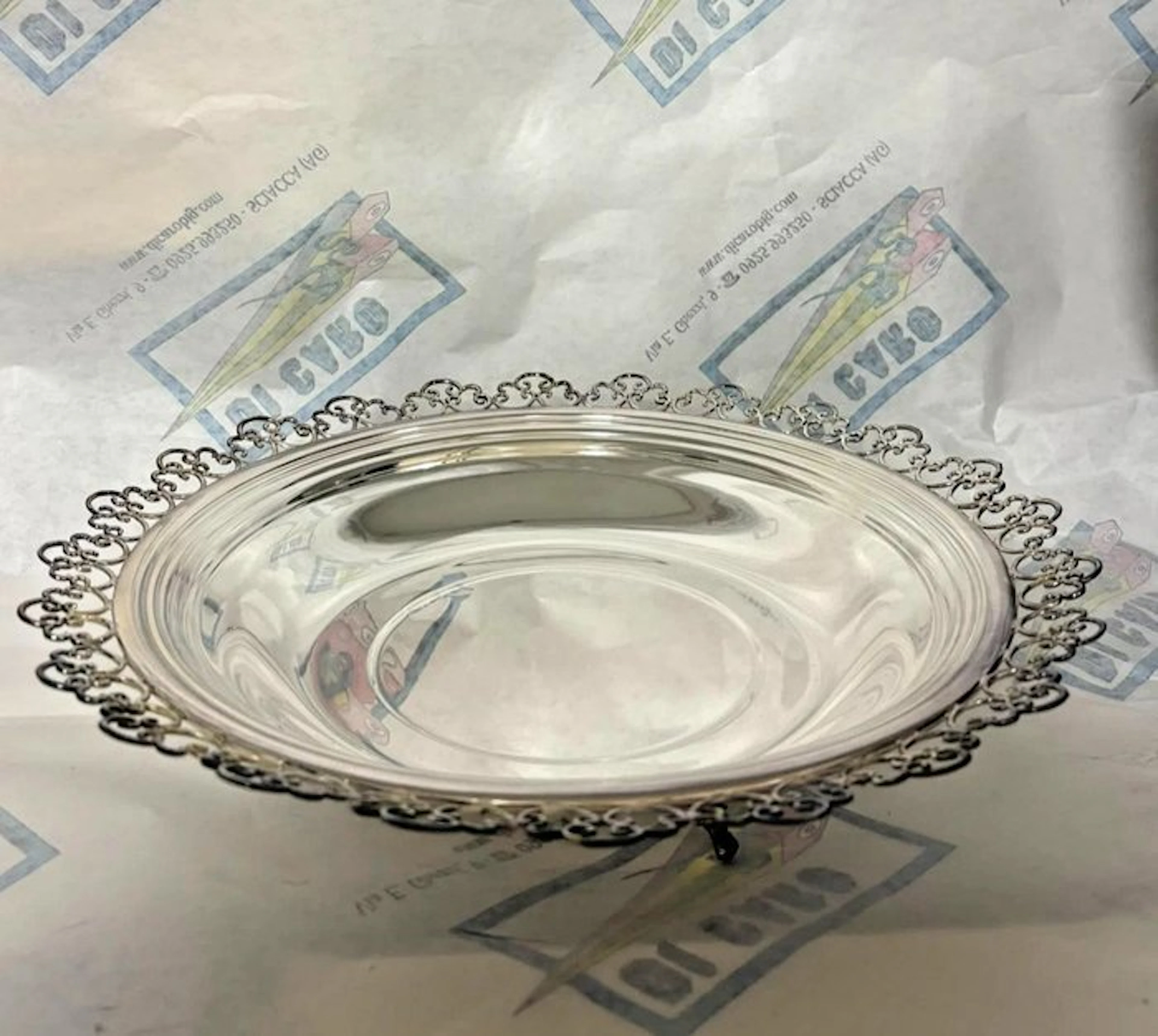 Dish - .800 silver
