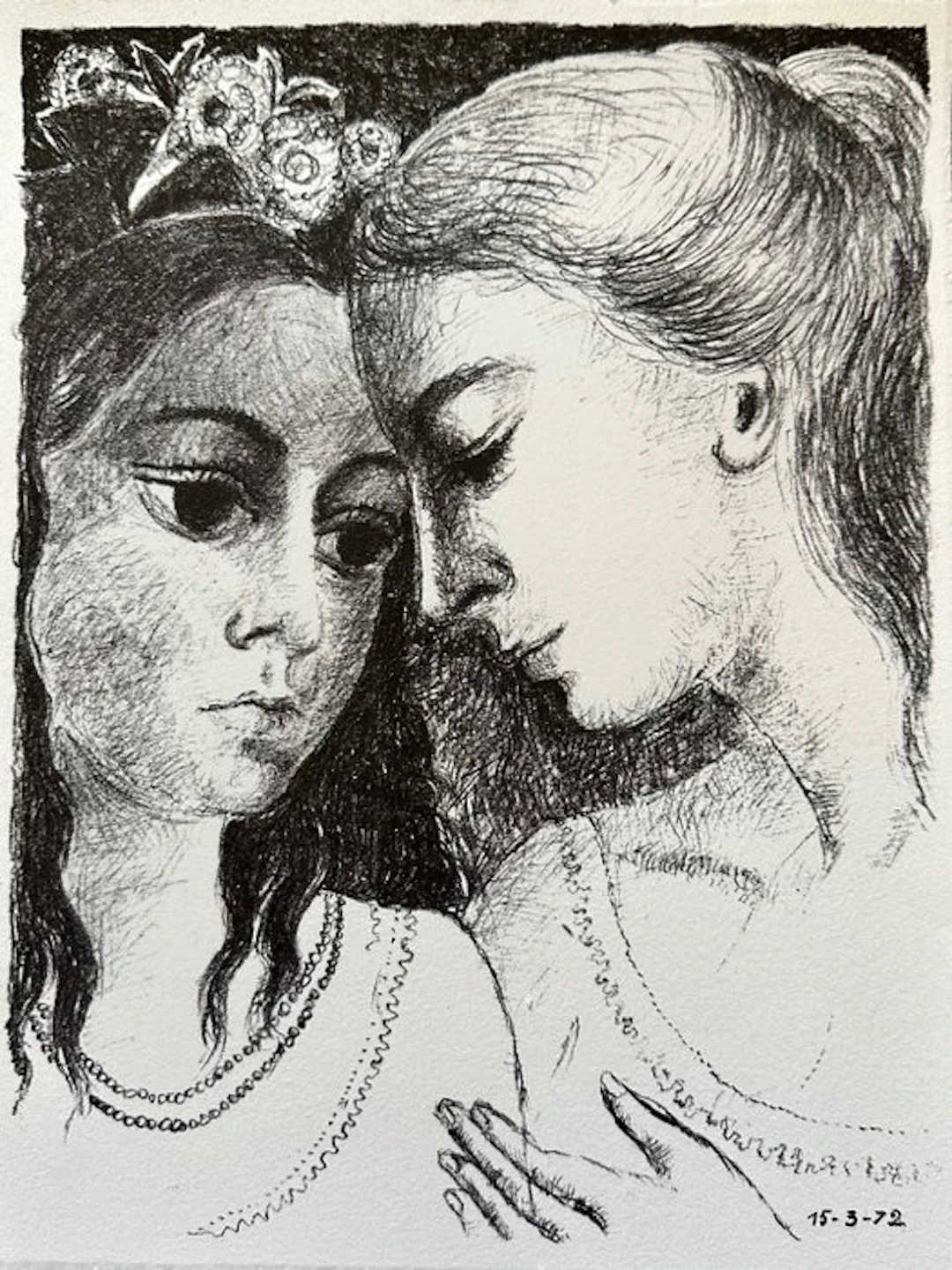 Paul Delvaux (1897-1994) - Confidences
