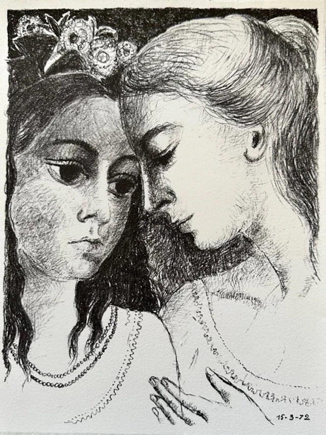 Paul Delvaux (1897-1994) - Confidences