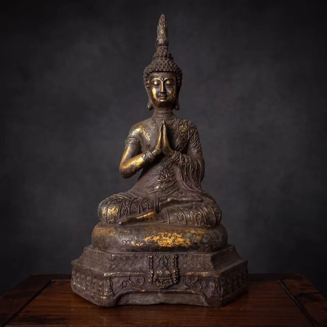 Boeddha standbeeld - Bronze - Asia (No reserve price)