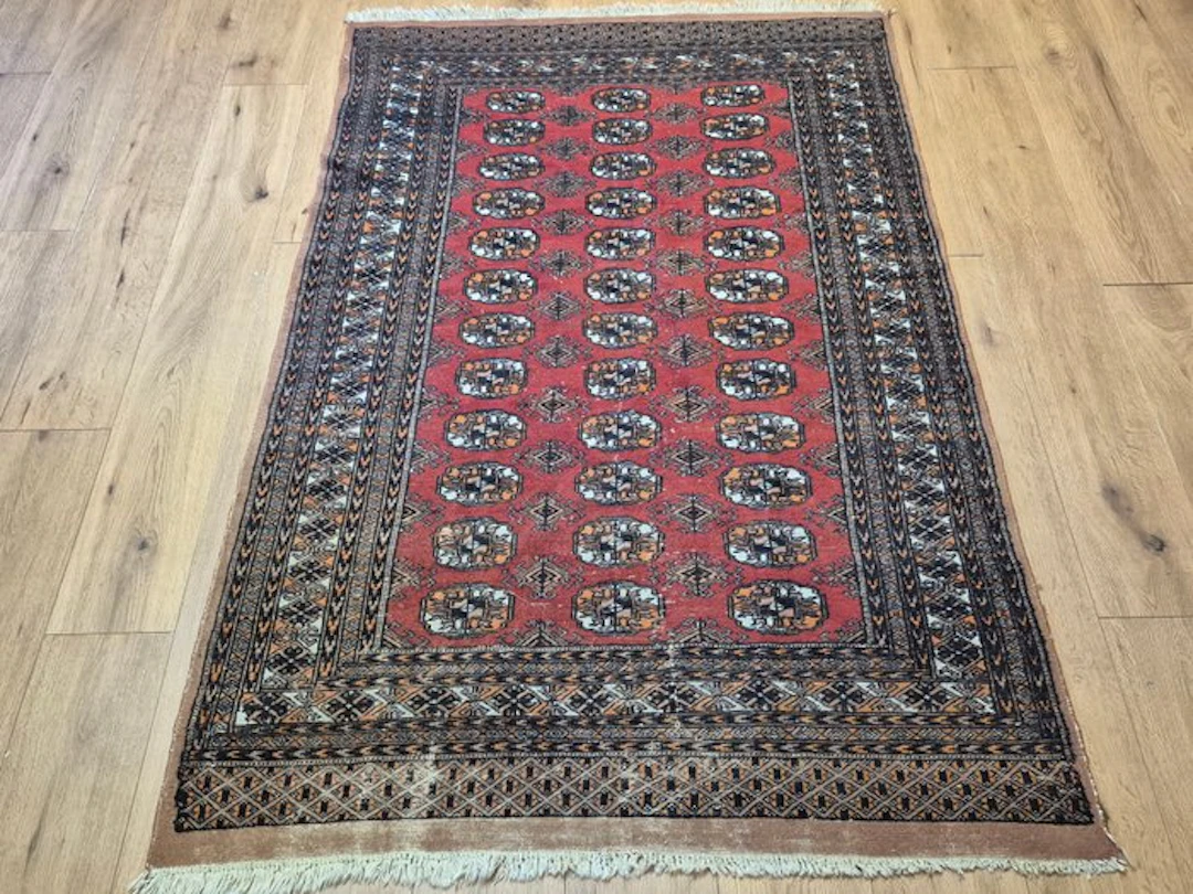 Hand-knotted oriental rug Pakistan Bukhara Yomut - Carpet - 187 cm - 123 cm