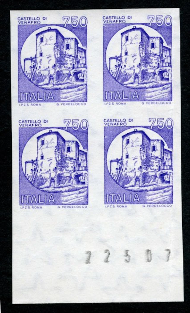 Italy 1980 - Splendid Castelli quartet on a coil