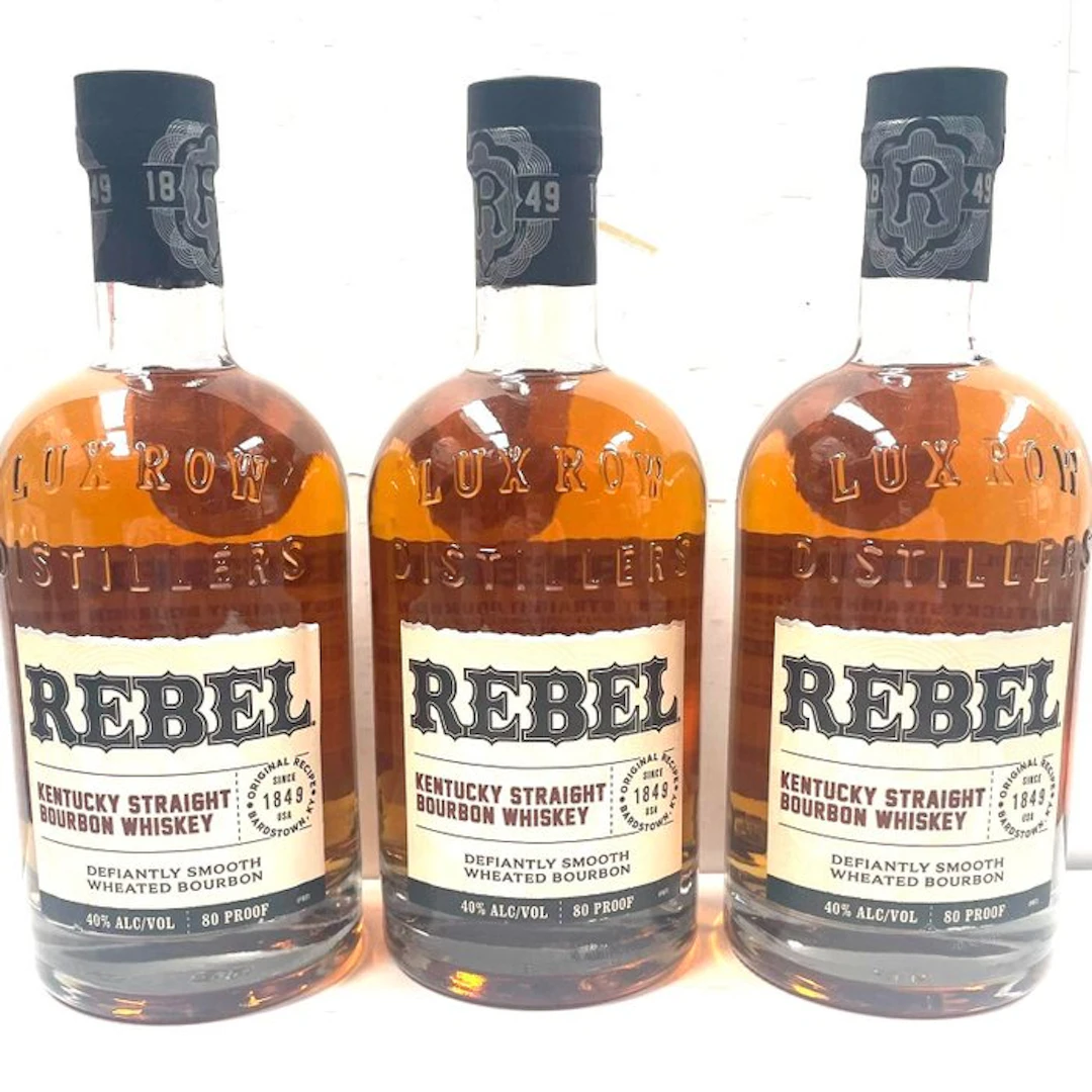 Rebel - Kentucky Straight Bourbon - 80 Proof - Lux Row - 700ml - 3 bottles