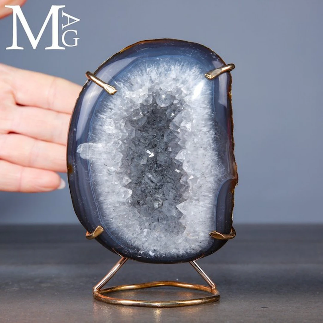 Natural Mineral Geode with Wonderful Inner...