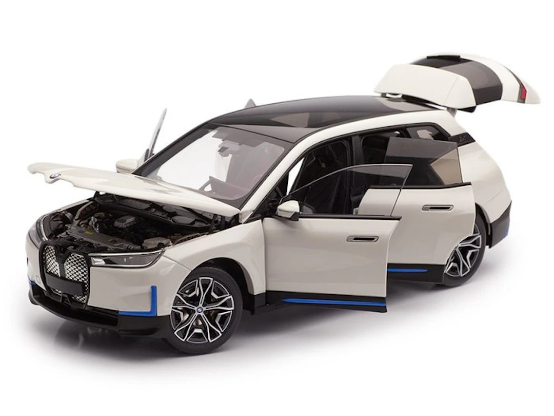 MiniChamps 1:18 - Model car - BMW iX 2022 - HQ Diecast model with 6 openings