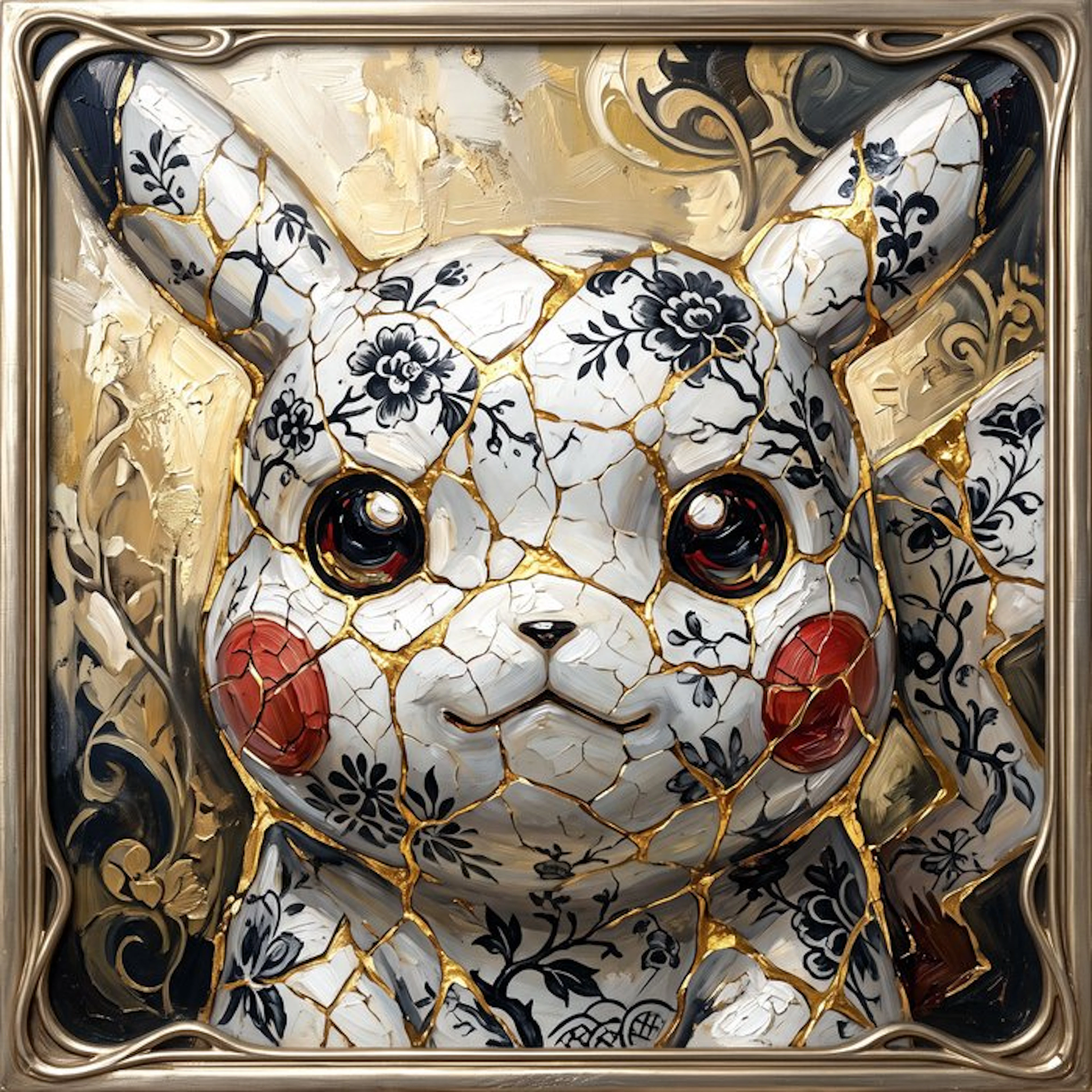Artxlife - Pikachu Japanese Gold Kintsugi