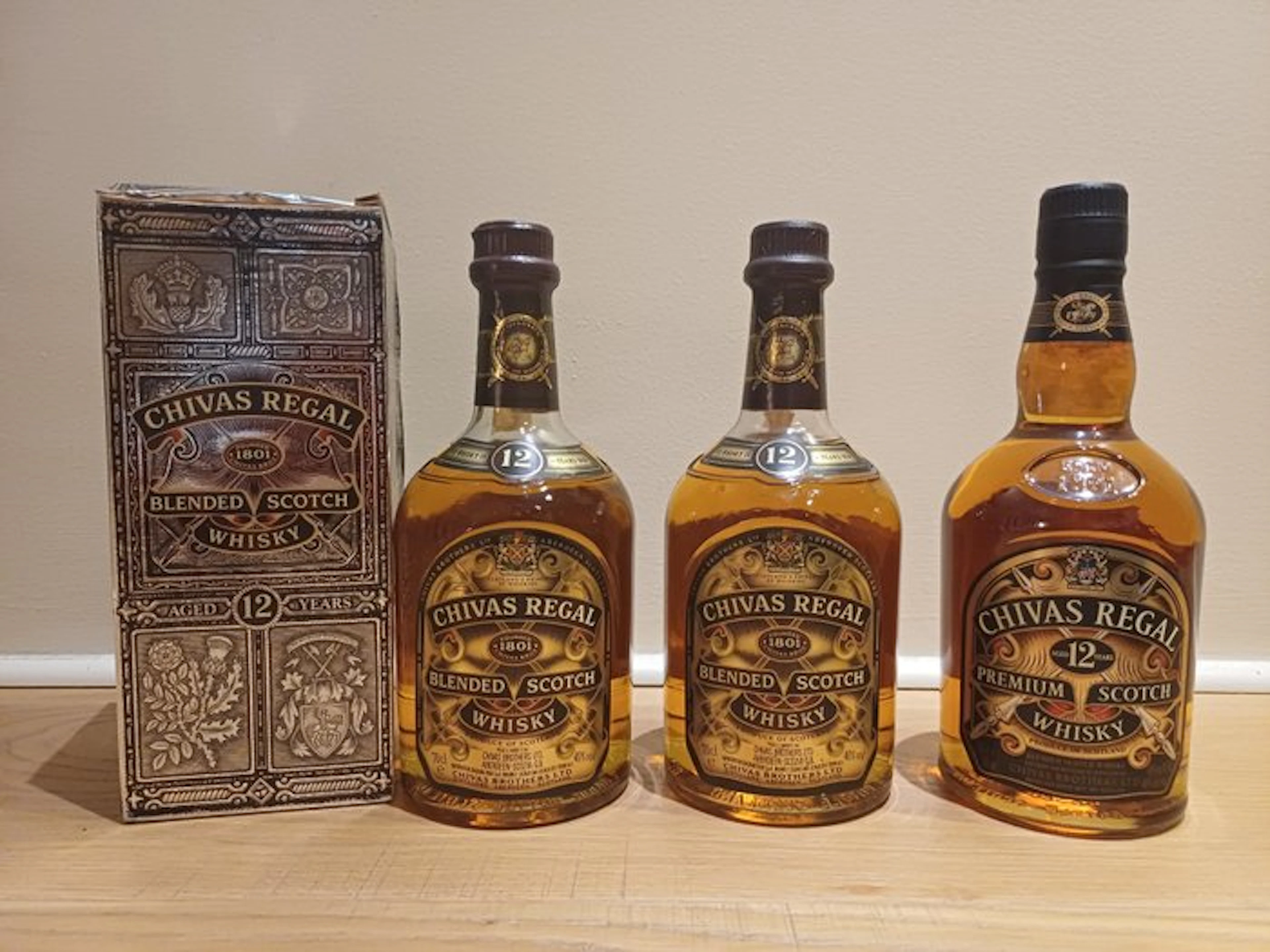 Chivas Regal 12 years old - 70cl - 3 bottles