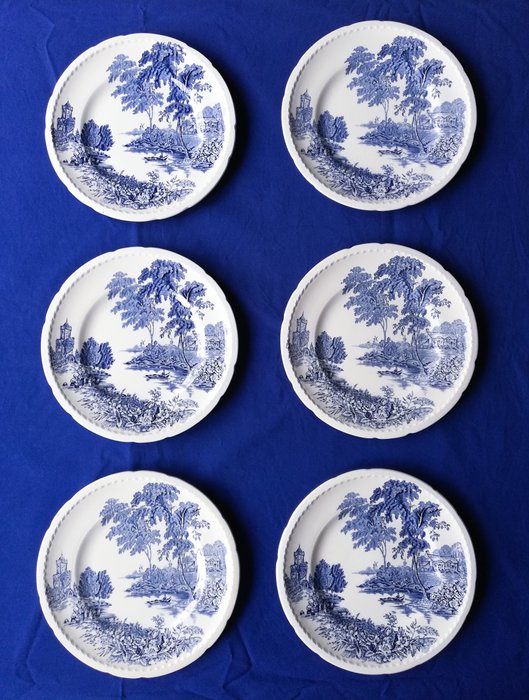 Swinnertons - Dish (6) - The Ferry - Porcelain