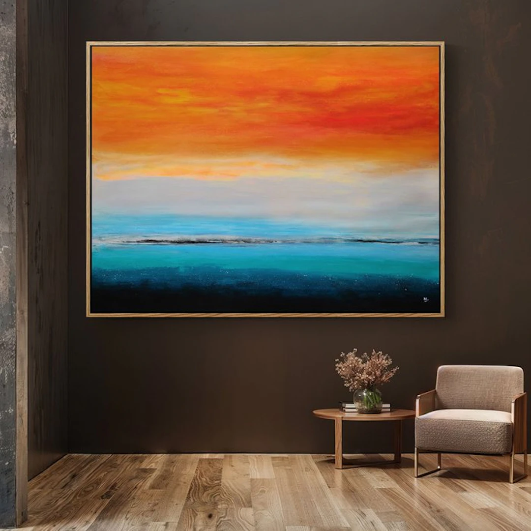 Noelia Correa Art - SERAW . Cielo de Fuego XXL