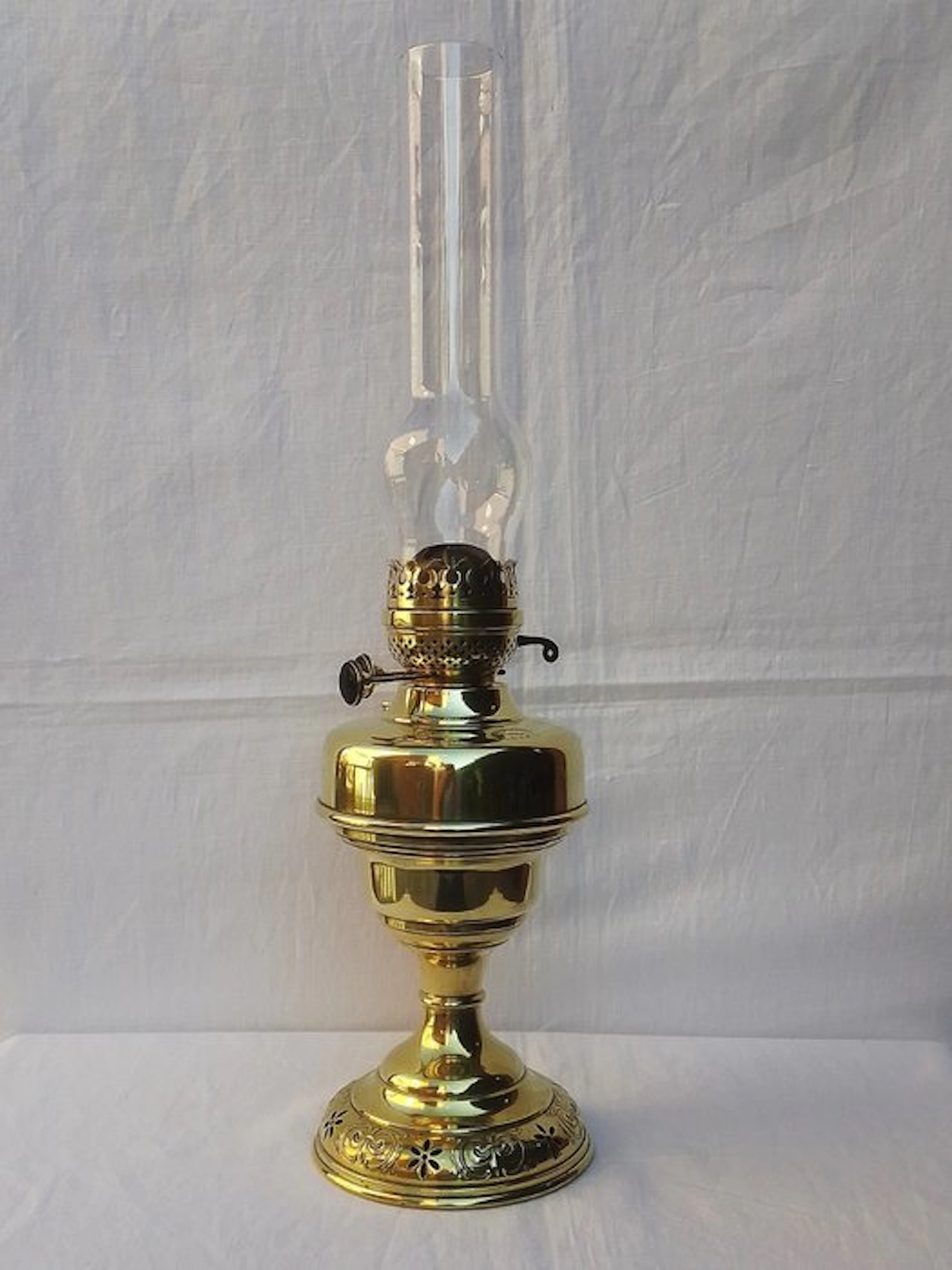 Joseph Lempereur & Lambert Bernard - Brevete L&B - DUPLEX - Oil lamp - Koper