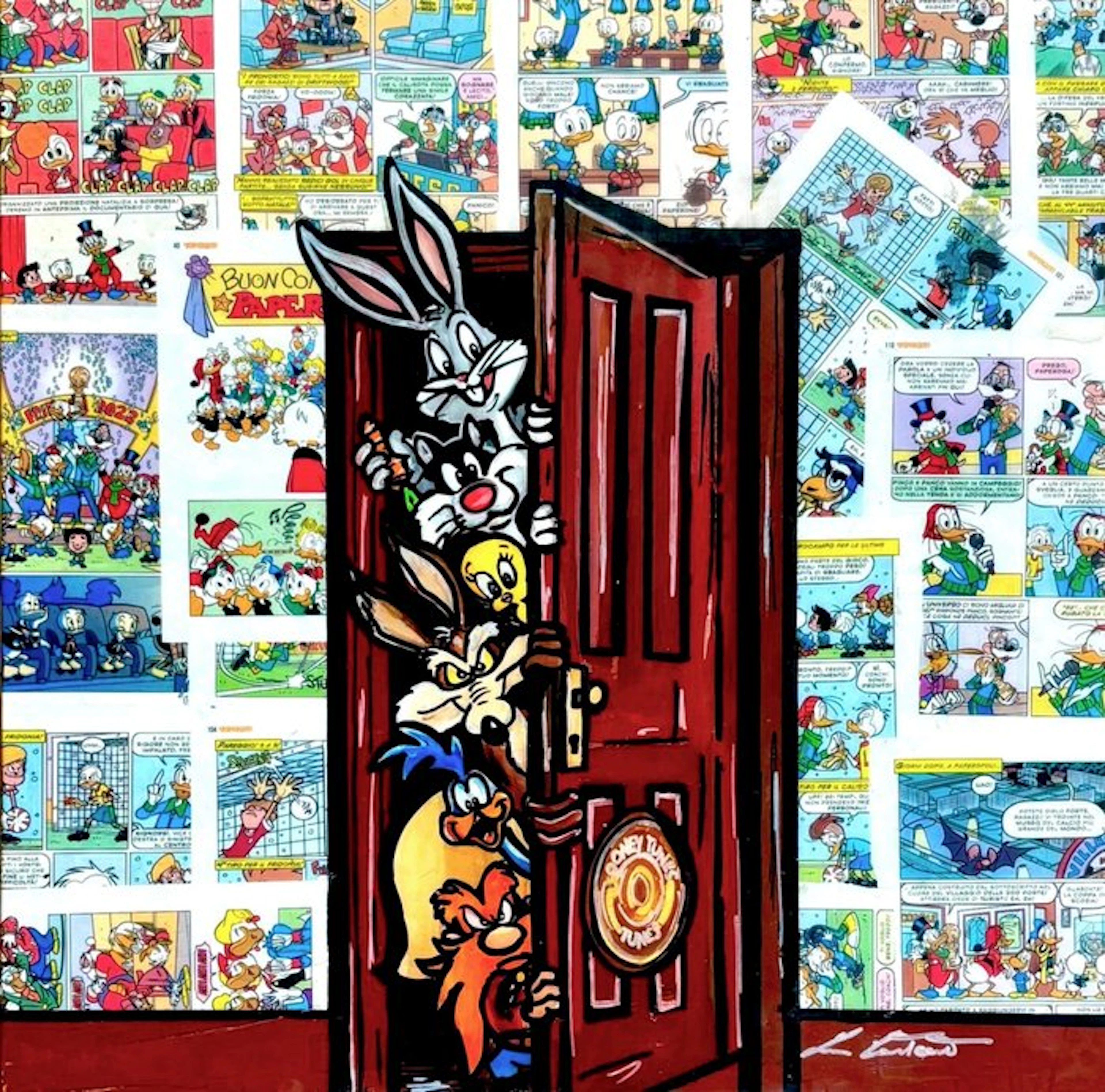 Luca Cartoonist - Cucù (resin artwork)