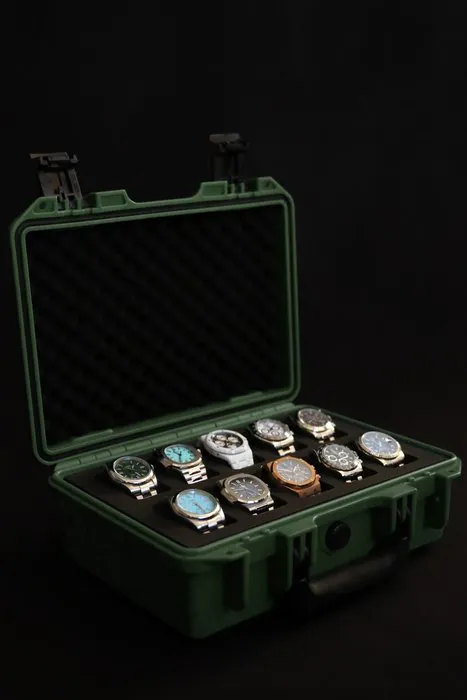 Indestructible IP67 Watch Suitcase for 10 Watches...