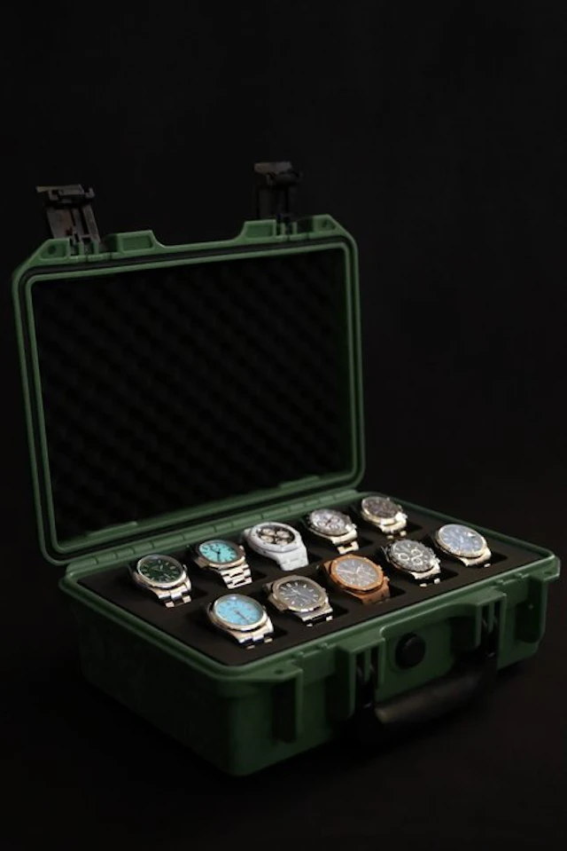 Indestructible IP67 Watch Suitcase for 10 Watches...