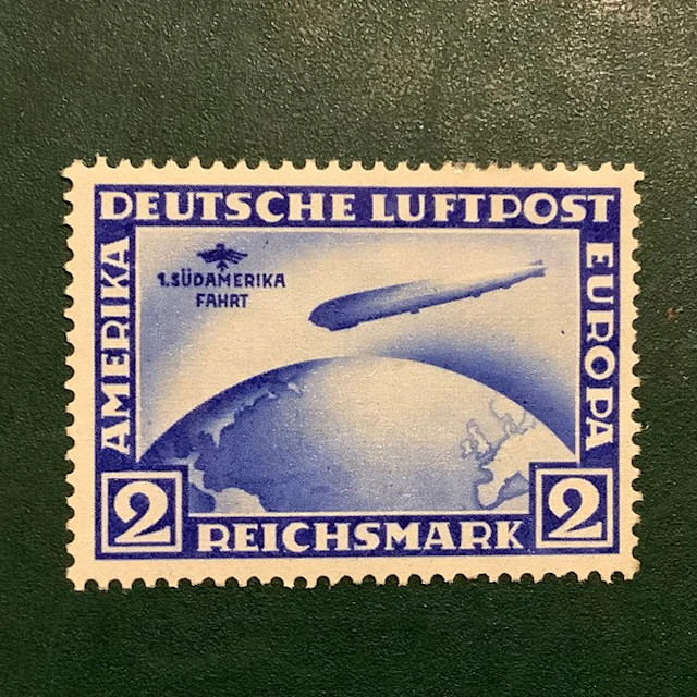 German Empire 1930 - 2 Mark South America trip - MH - Michel 438