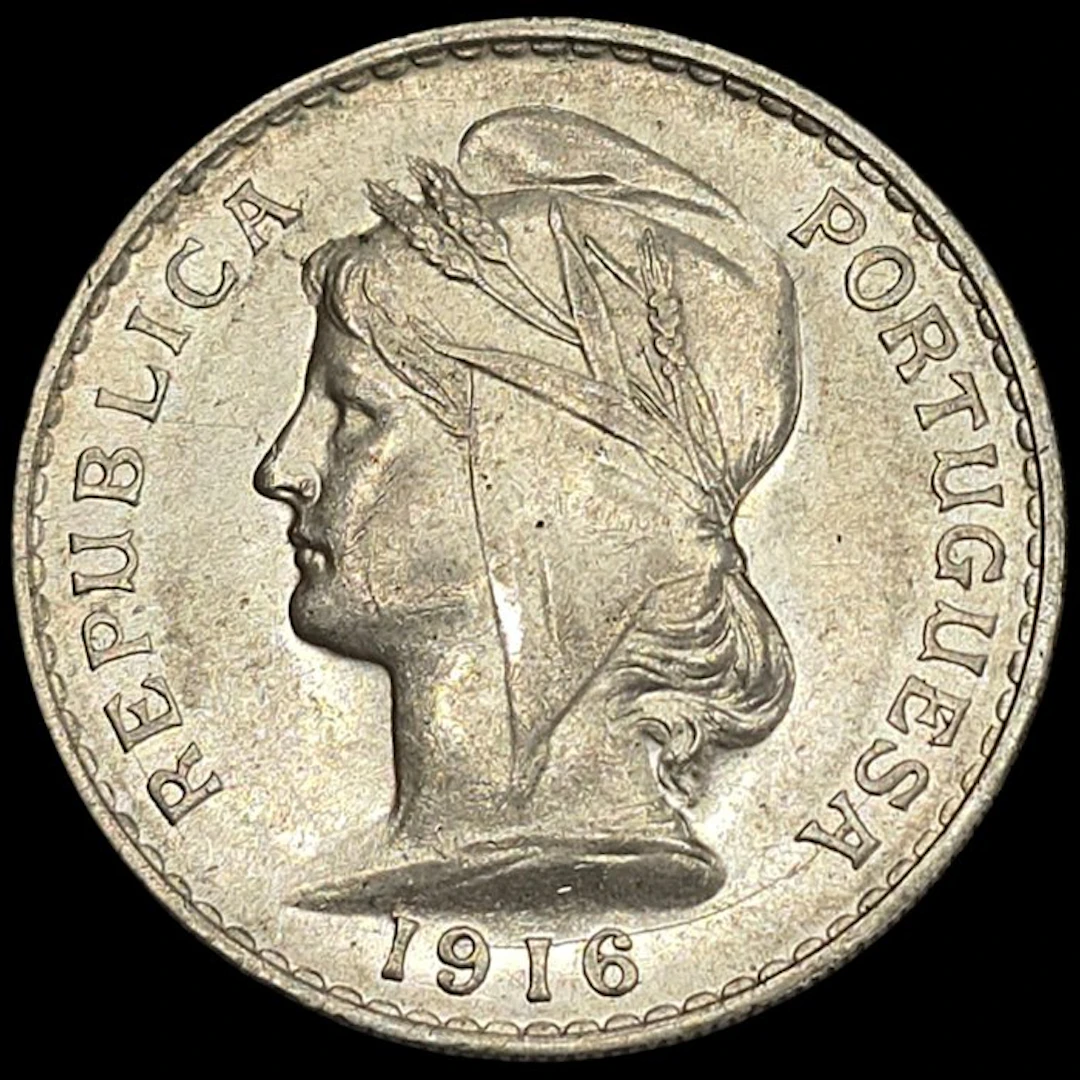 Portugal. 50 centavos 1916 (No reserve price)