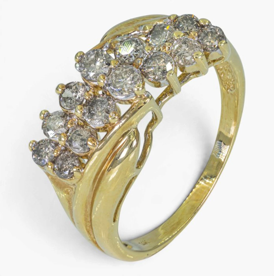 No reserve price - Ring - 14 kt
