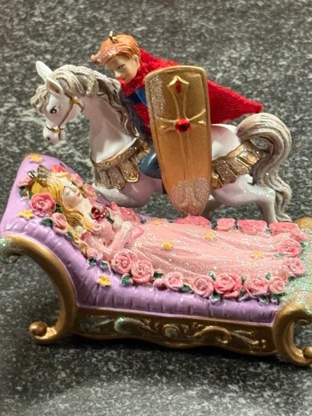 Croaz: Sleeping Beauty & Prince on white Horse