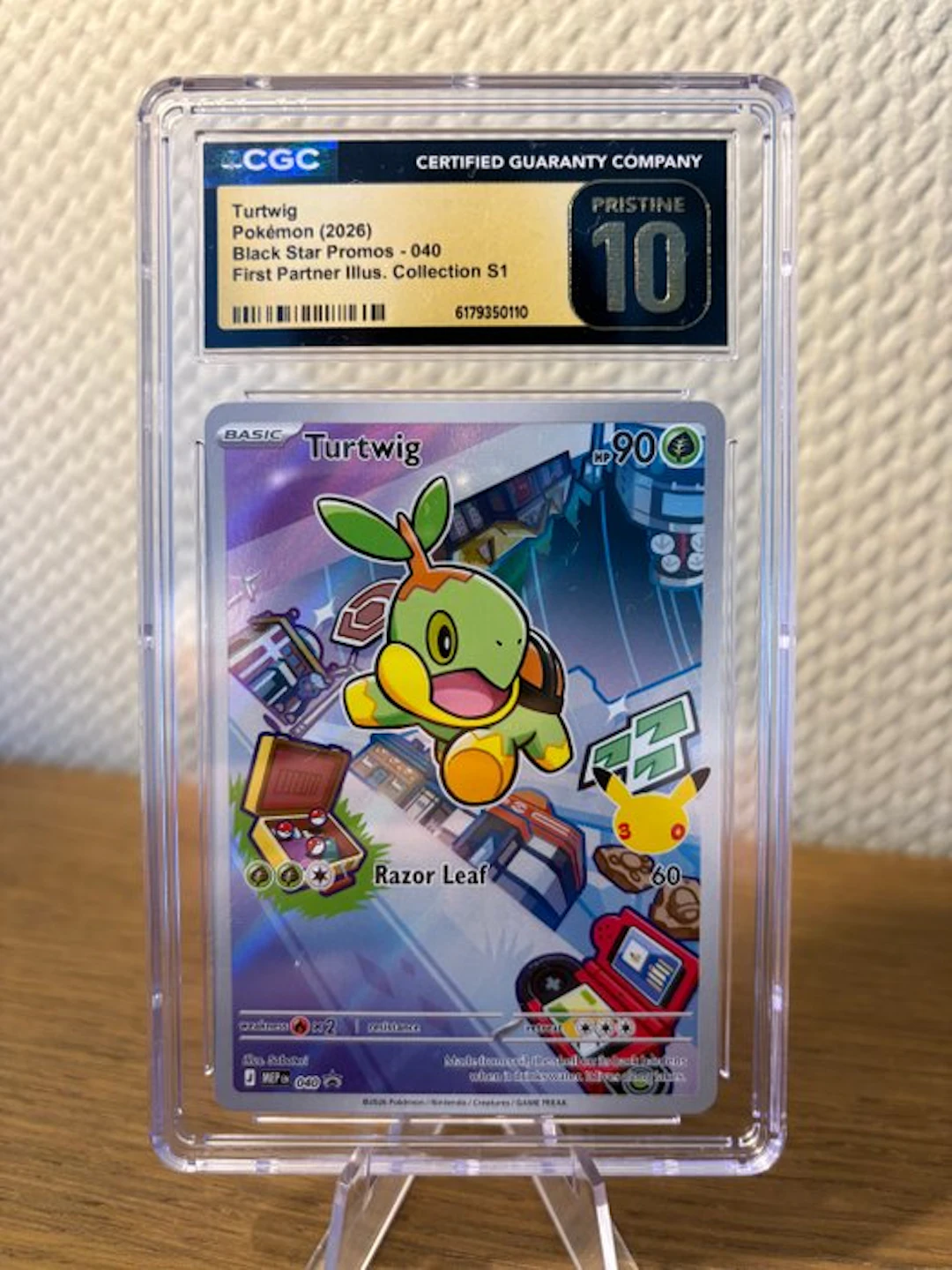 Pokémon - 1 Graded card - Turtwig 040 Promo card
