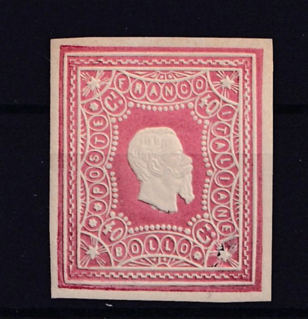Italy Kingdom 1864/1868 - Proof Giuseppe Re 40c