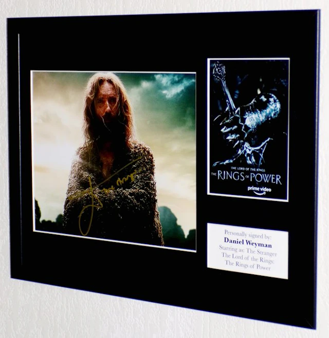 Rings of Power - Daniel Weyman (The Stranger/Gandalf) Premium Framed